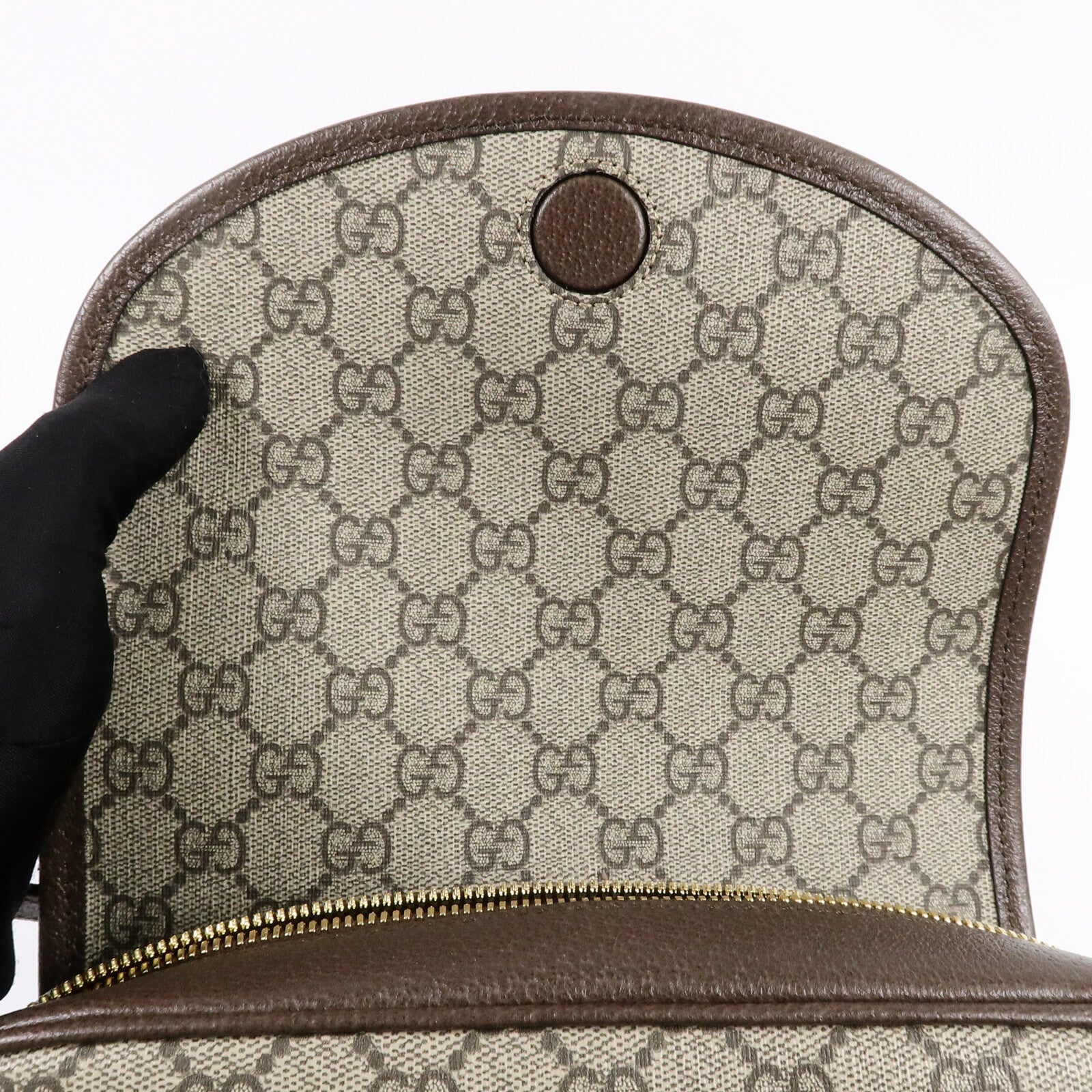 GUCCI 塗層帆布Ophidia GG肩背袋