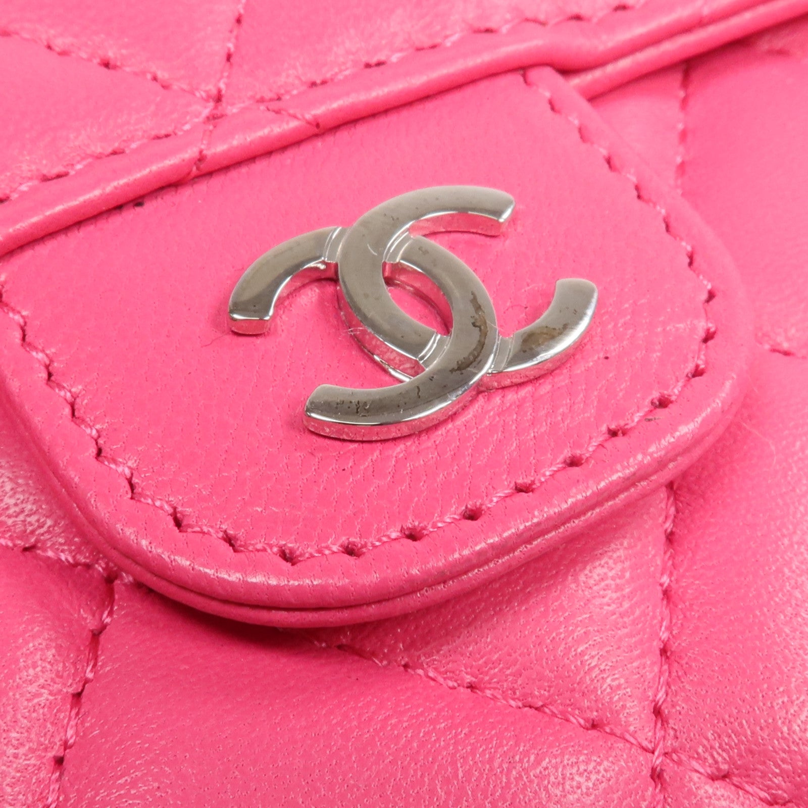 CHANEL 羊皮皮革Wallet金扣長錢包