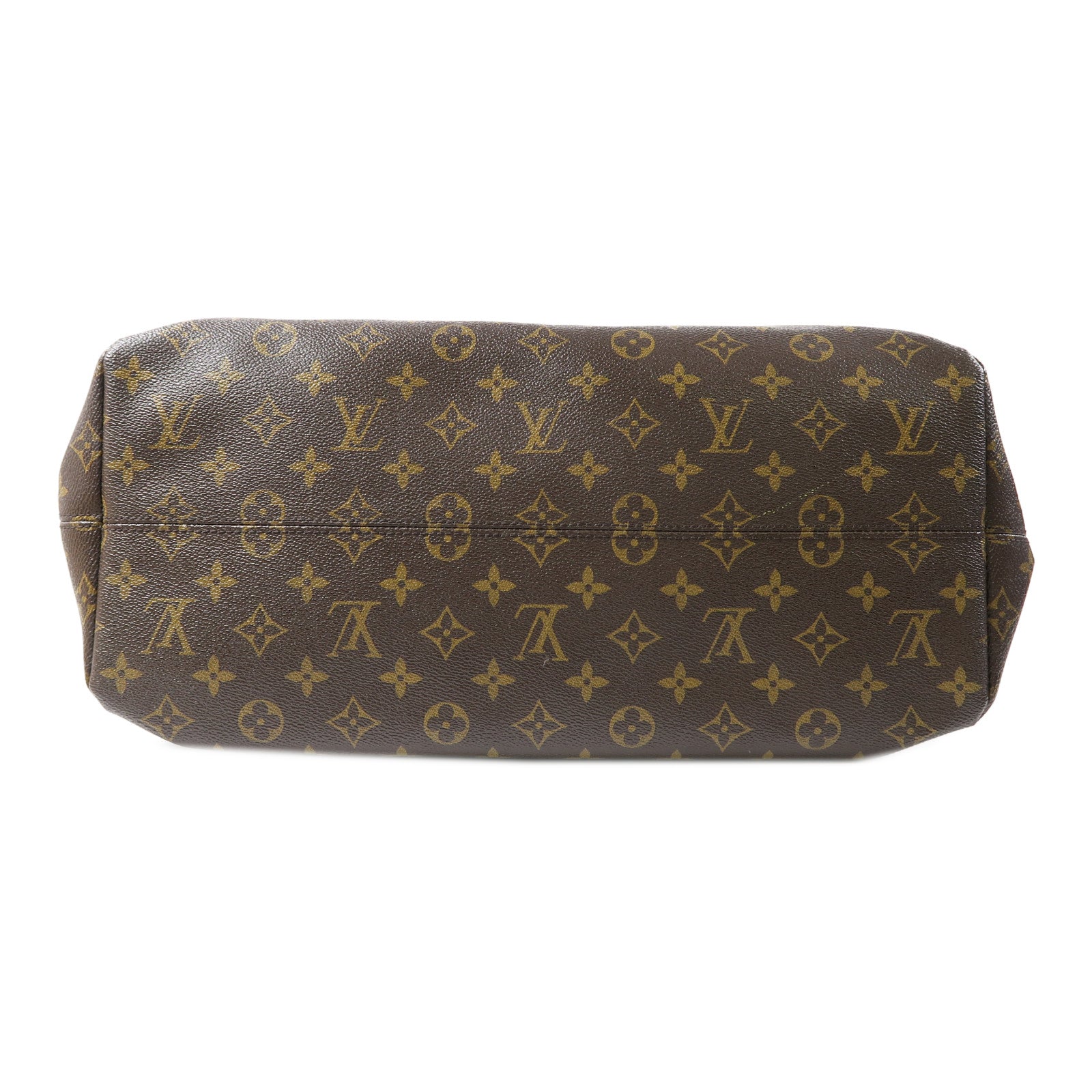 LOUIS VUITTON Monogram Raspail MM金扣肩背袋啡色