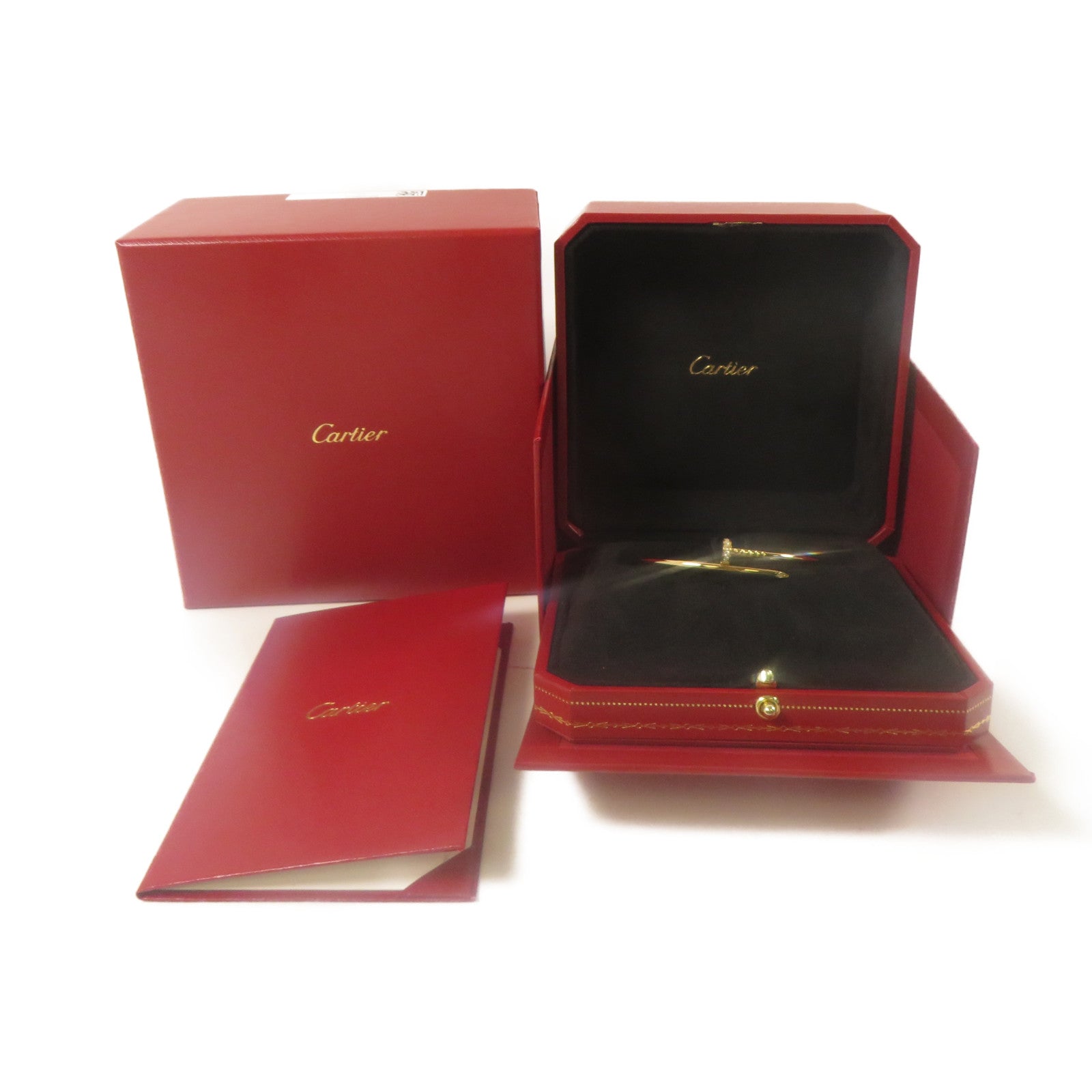 CARTIER 18K黃金Juste Un Clou手鐲金色Cartier#16
