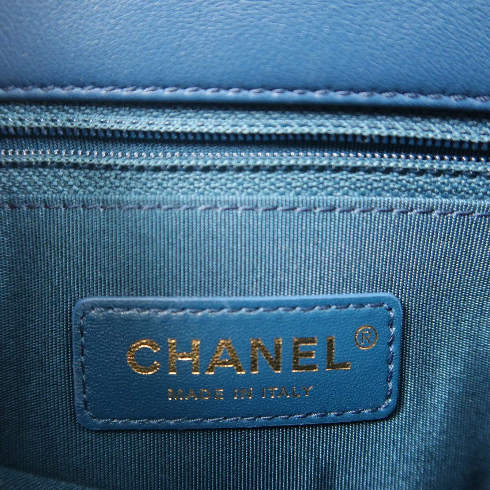 CHANEL 羊毛/羊皮皮革Coco Handle Small鏈帶手挽肩背兩用袋