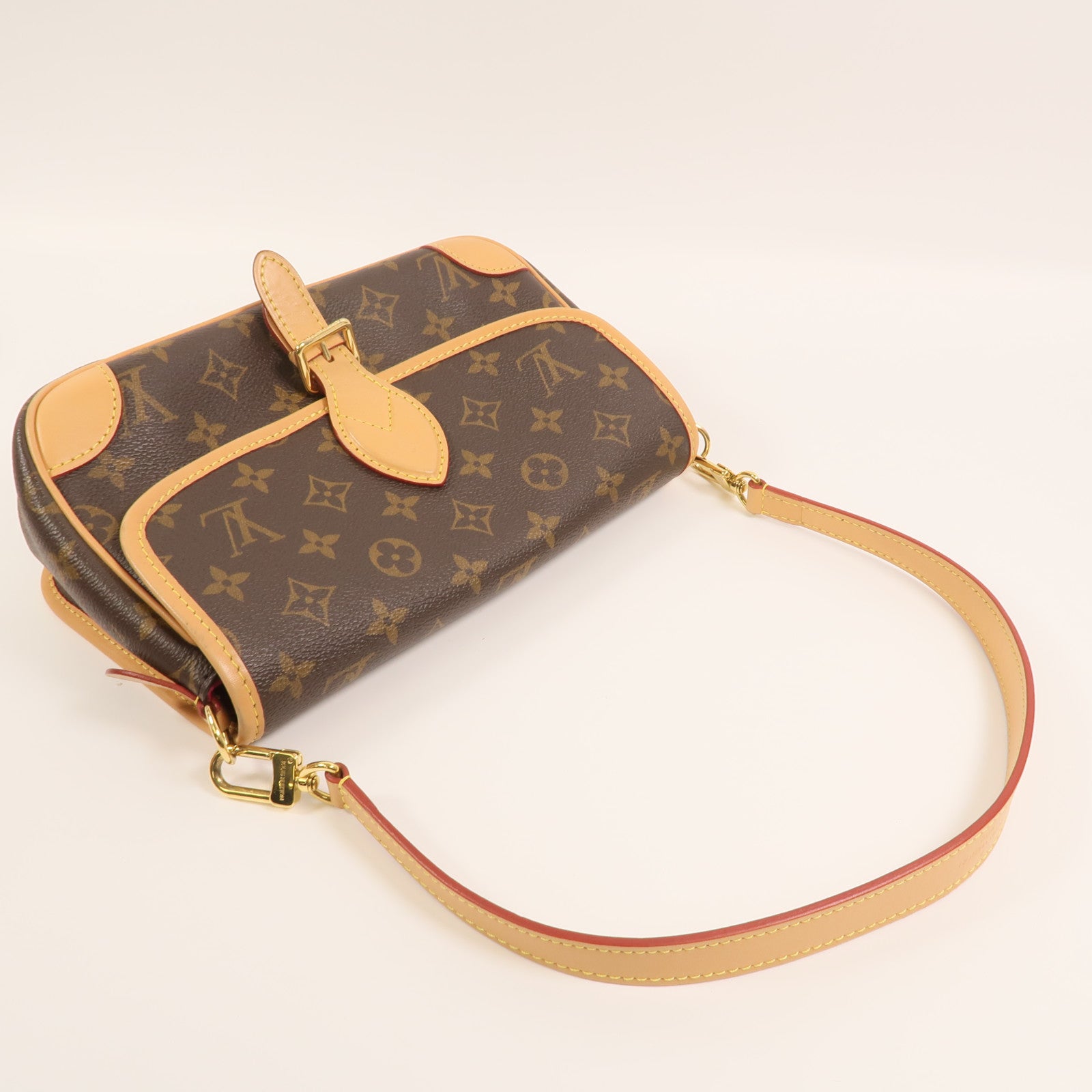 LOUIS VUITTON Monogram Diane金扣手挽袋