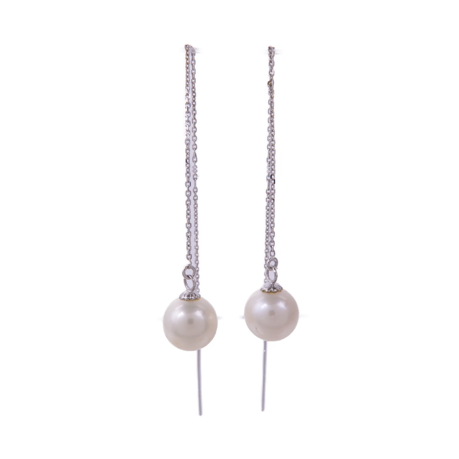 JEWELRY 18K白金Pearl Earrings珍珠耳環