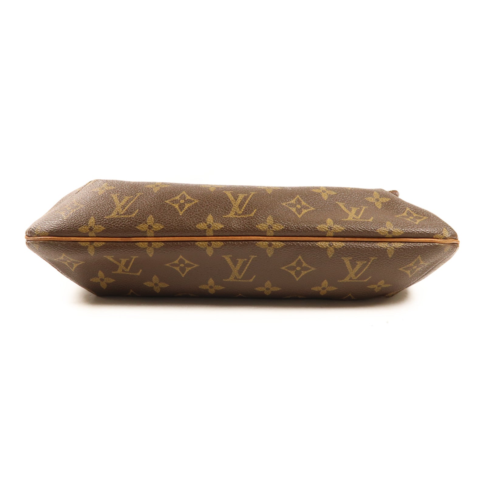 LOUIS VUITTON Monogram Musette金扣肩背袋棕色
