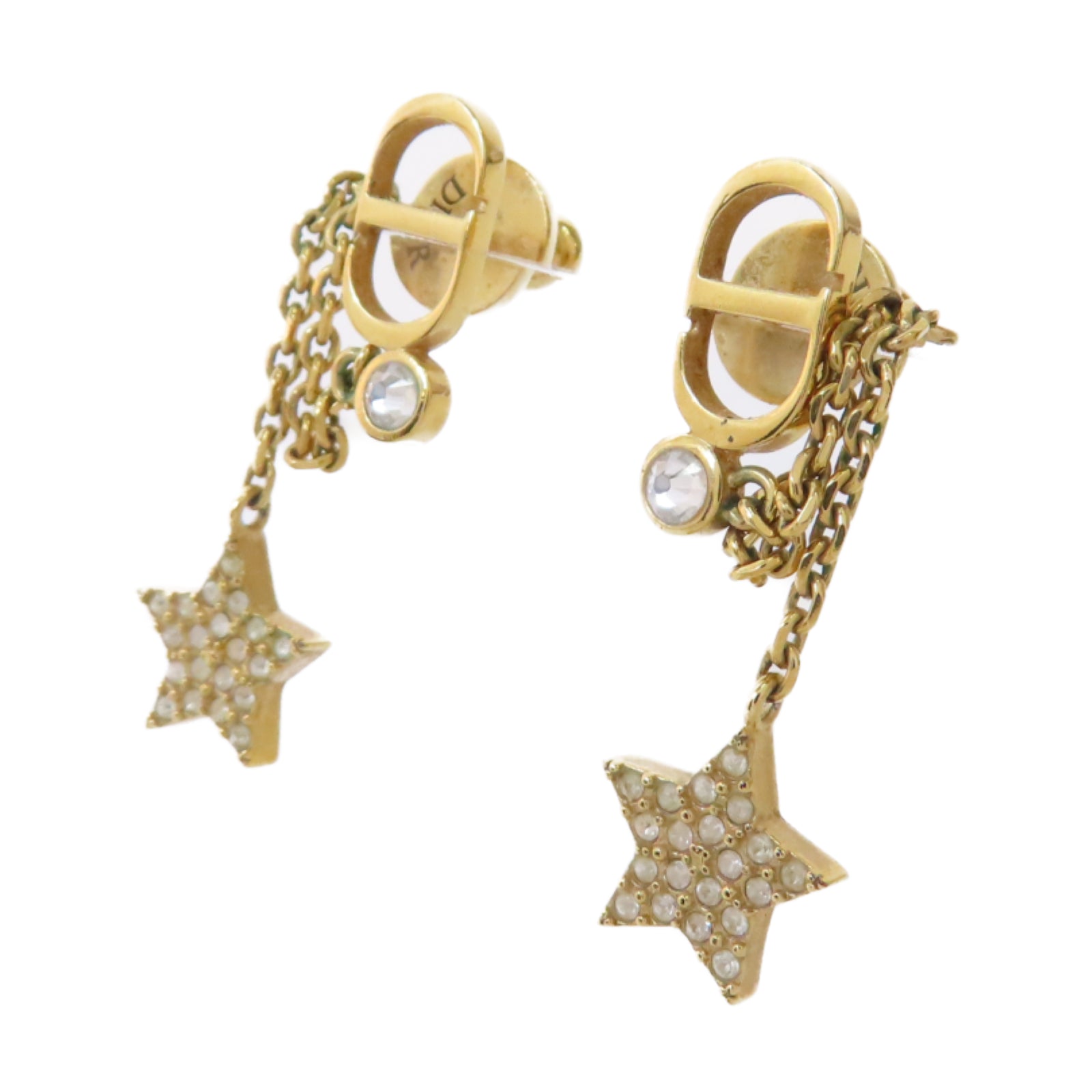 Dior 金屬Earrings耳環金色