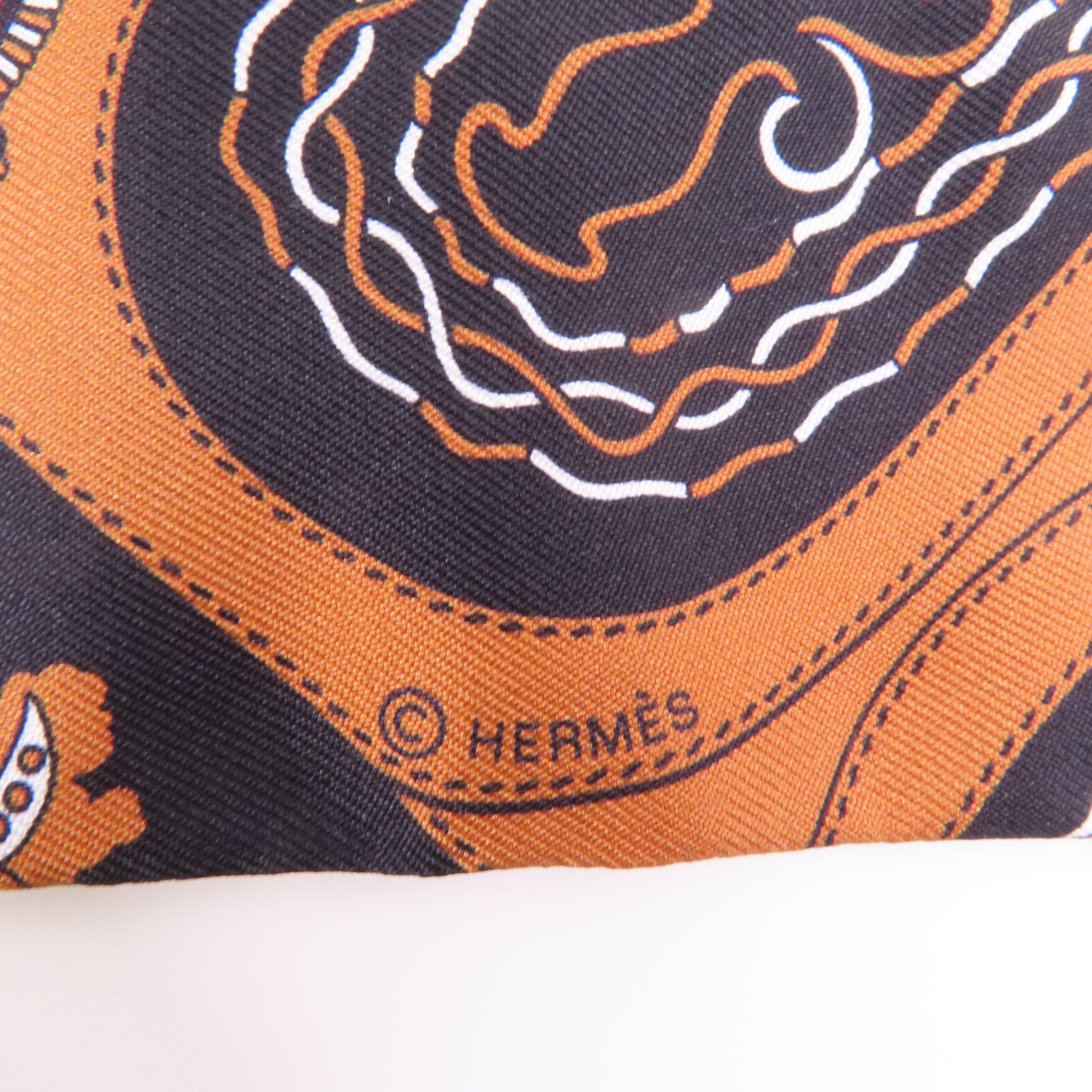HERMES 絲質Twilly絲巾