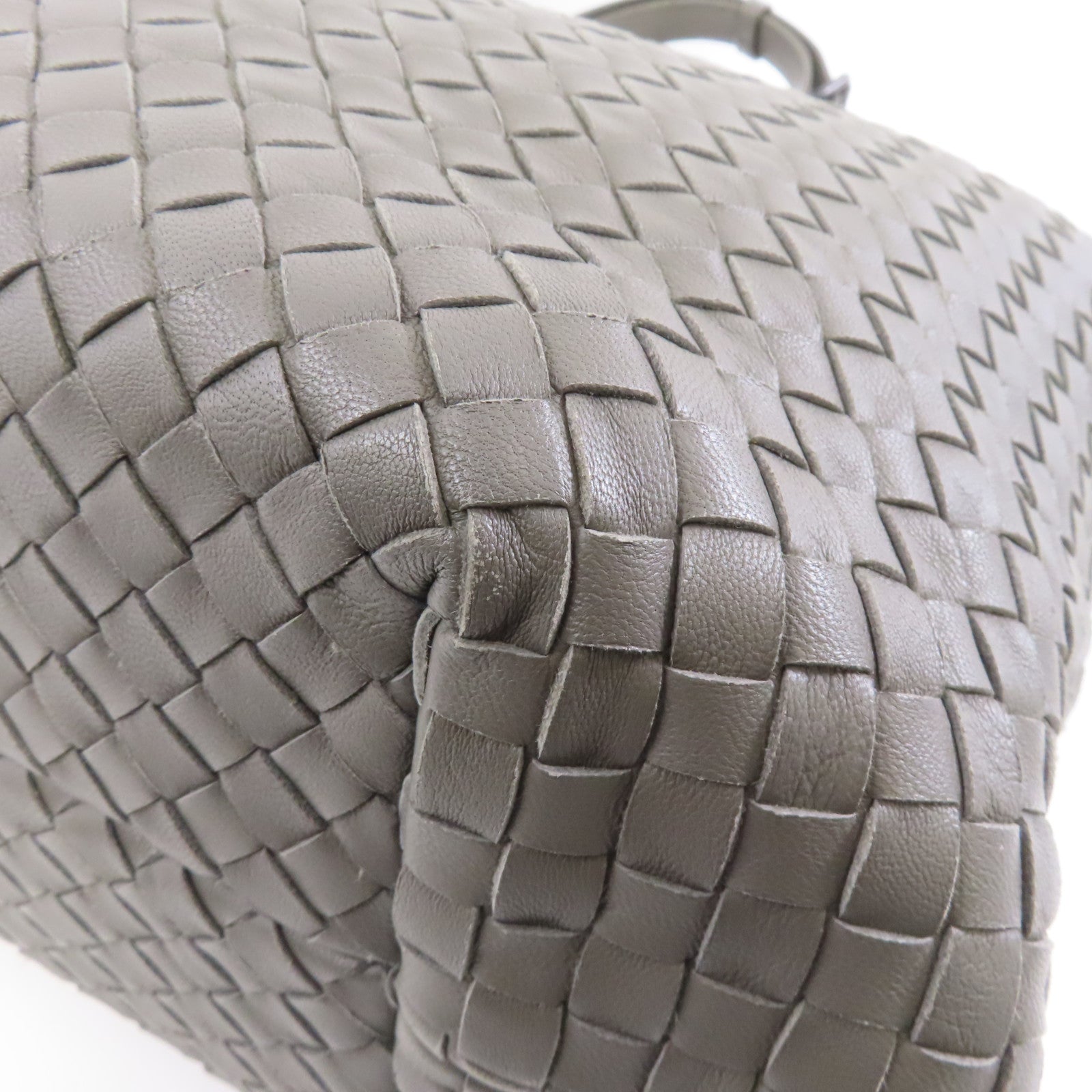 BOTTEGA VENETA 羊皮皮革Shoulder Bag/Handbag肩背袋/手挽袋灰色