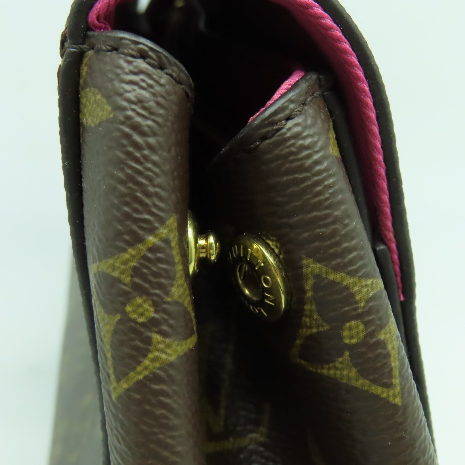 LOUIS VUITTON Monogram Cluny BB金扣手挽肩背兩用袋啡色