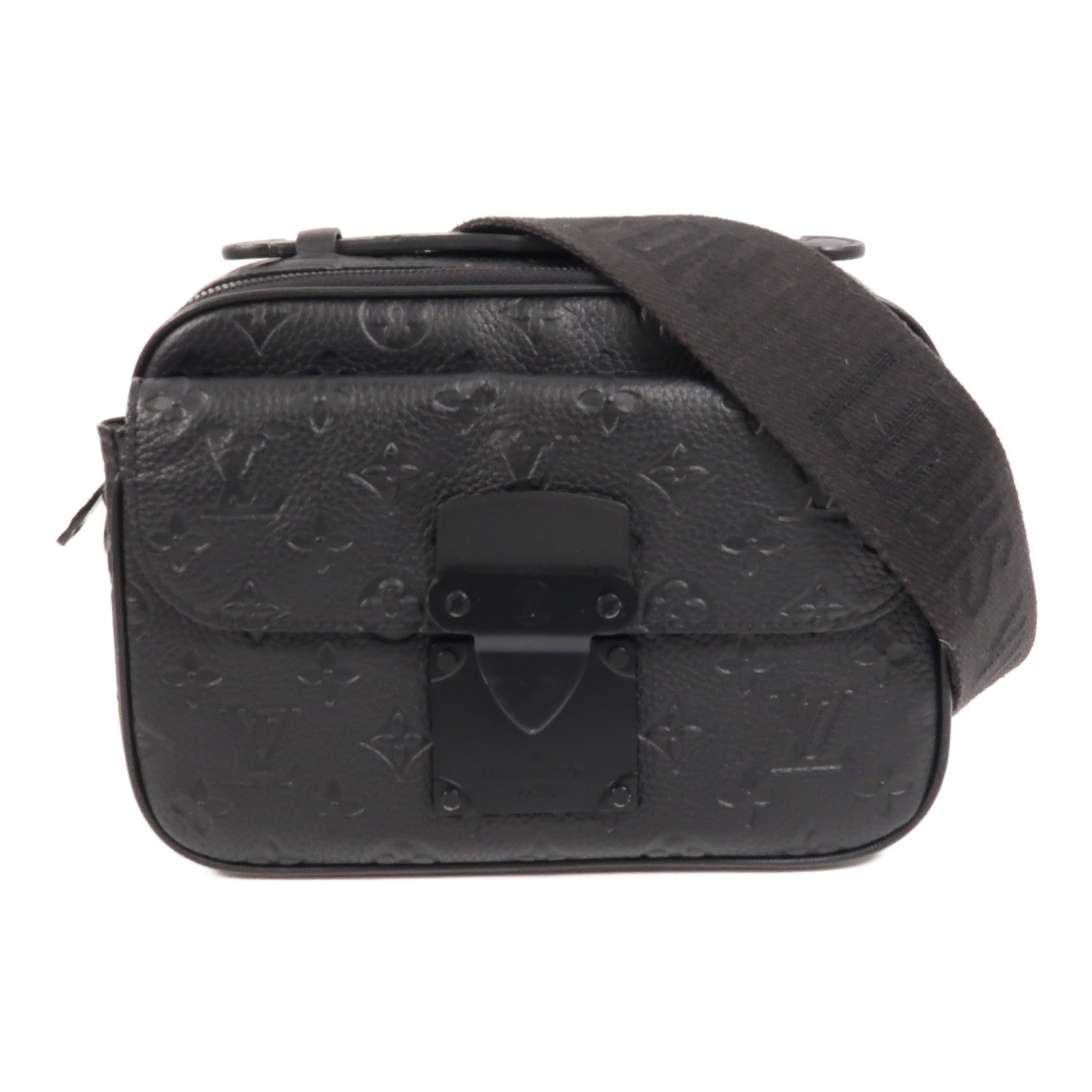 LOUIS VUITTON Monogram Taurillon S Lock肩背袋