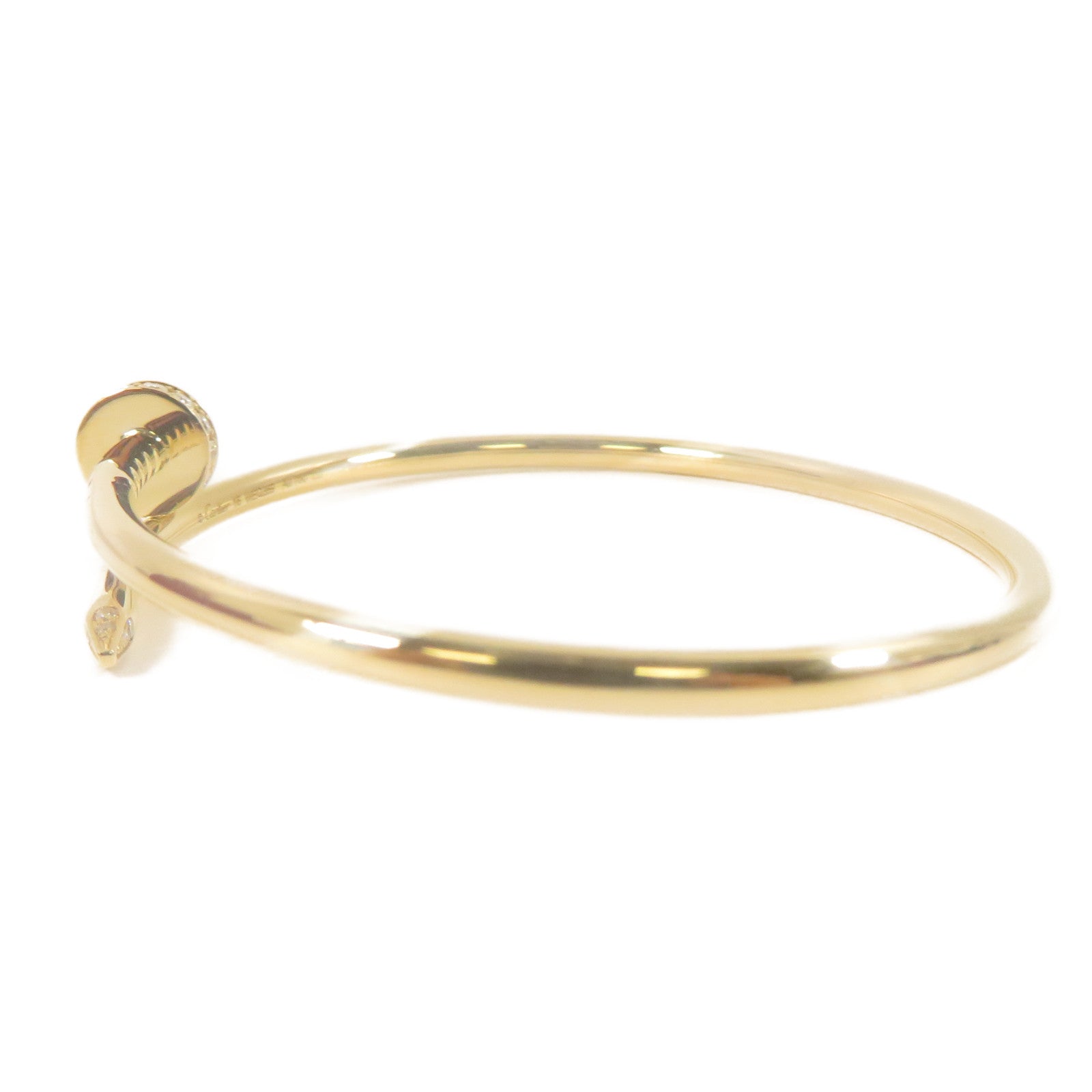 CARTIER 18K黃金Juste Un Clou手鐲金色Cartier#16