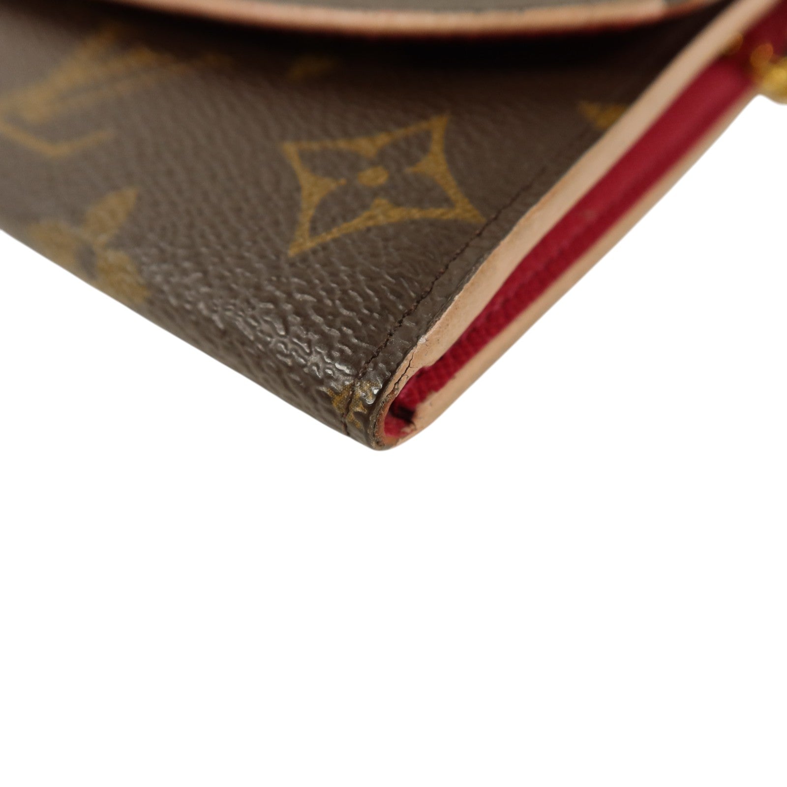 LOUIS VUITTON Monogram Blooming Flowers Emilie Wallet金扣長錢包