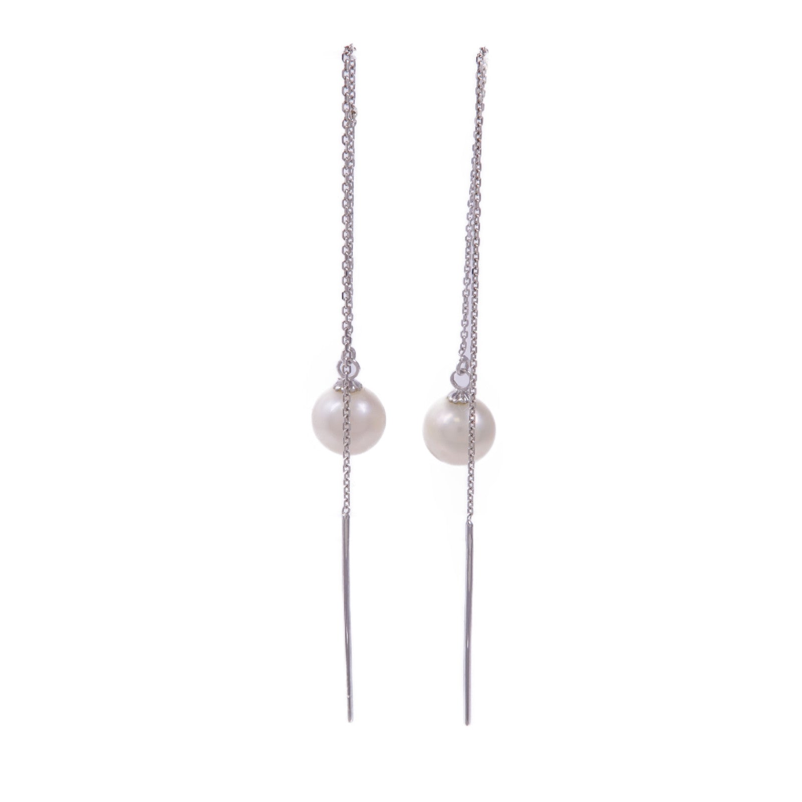 JEWELRY 18K白金Pearl Earrings珍珠耳環