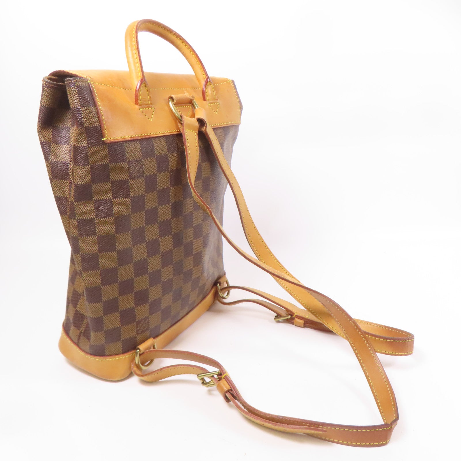 LOUIS VUITTON Damier Arlequin金扣背包