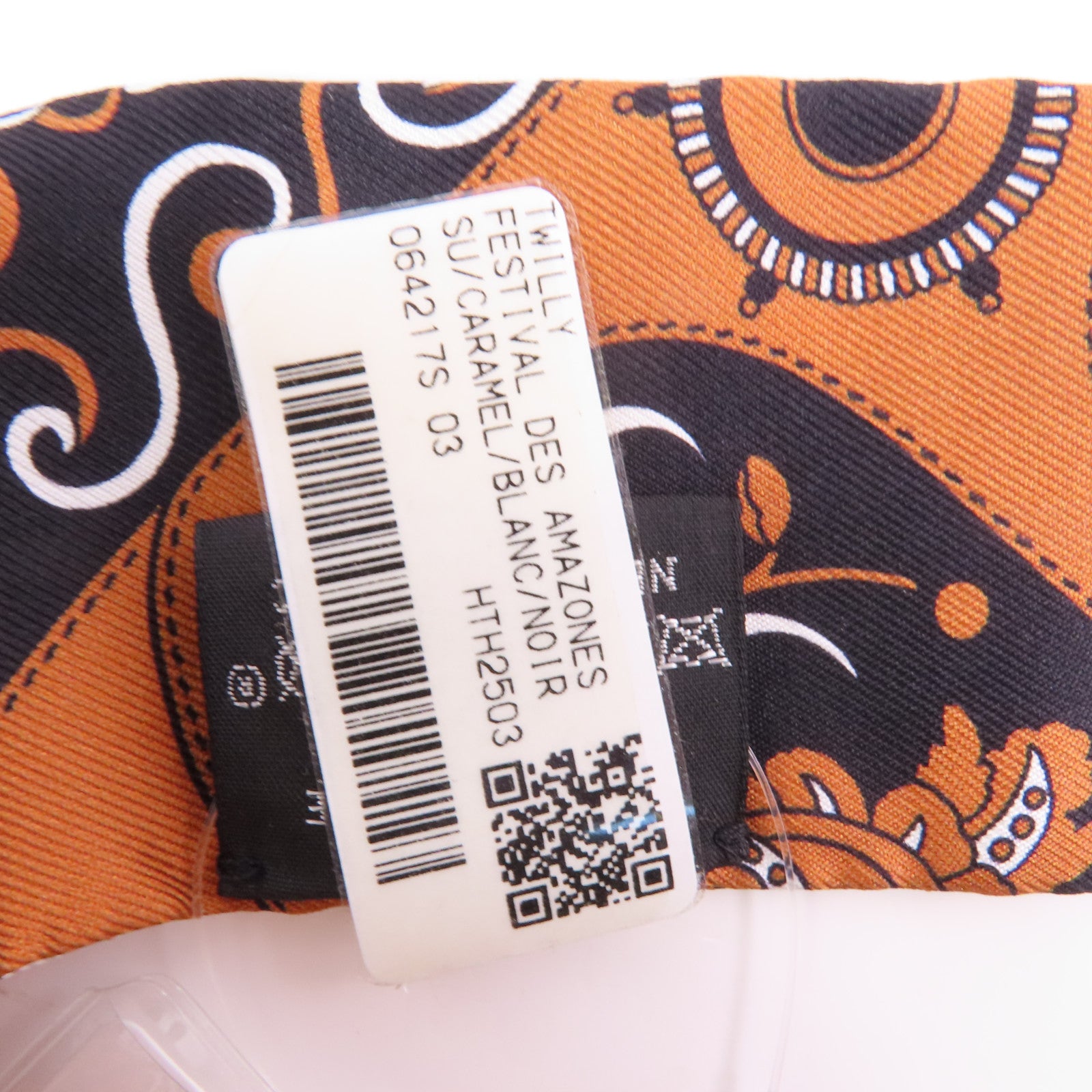 HERMES 絲質Twilly絲巾
