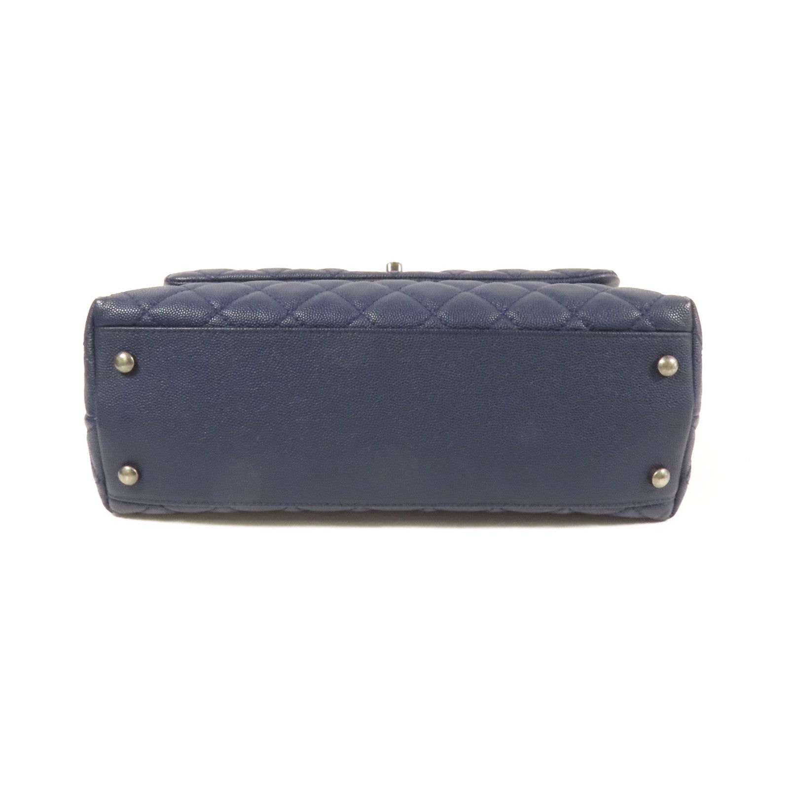 CHANEL 牛皮皮革/蜥蜴皮革Coco Handle Medium手挽肩背兩用袋