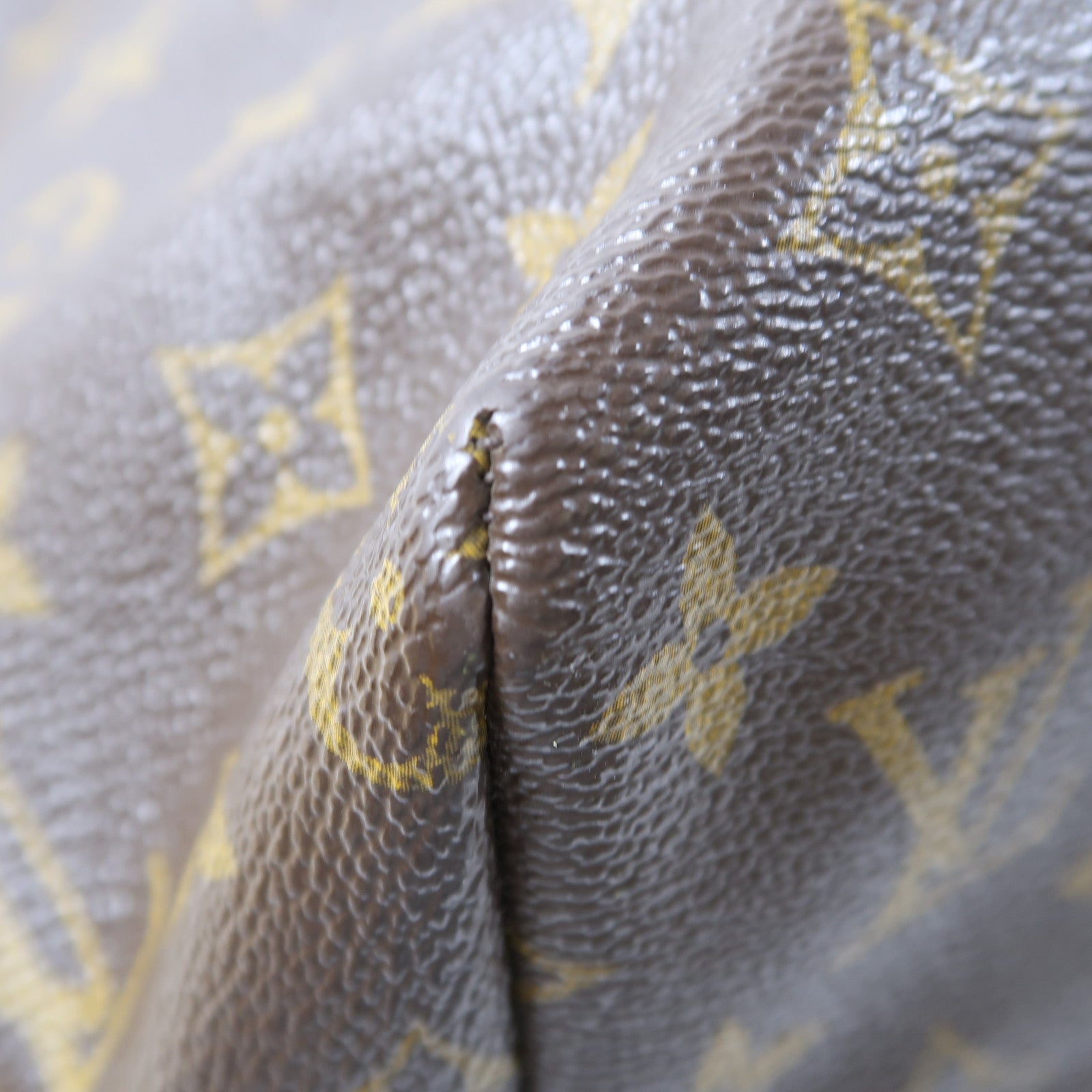 LOUIS VUITTON Monogram Raspail MM金扣肩背袋啡色