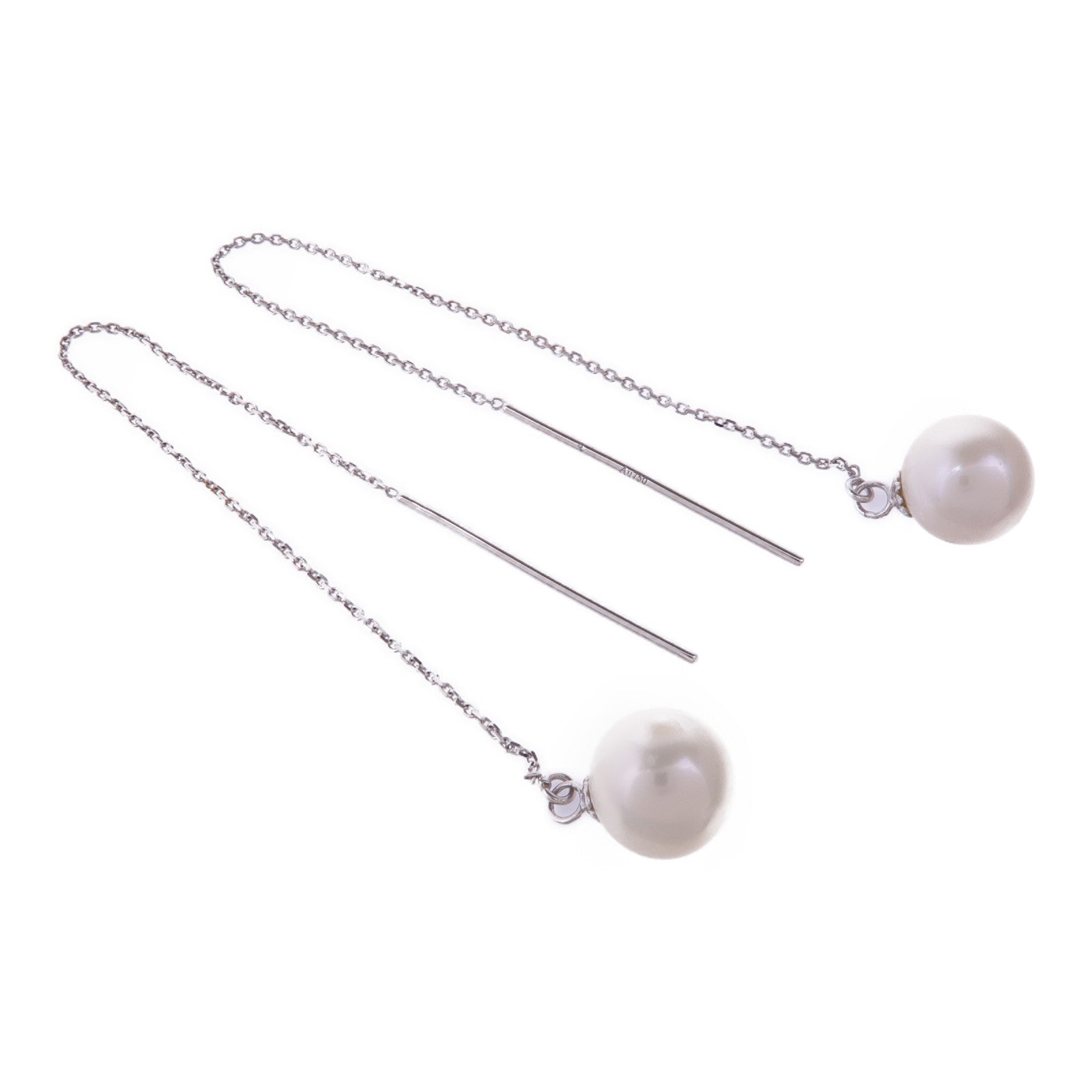 JEWELRY 18K白金Pearl Earrings珍珠耳環