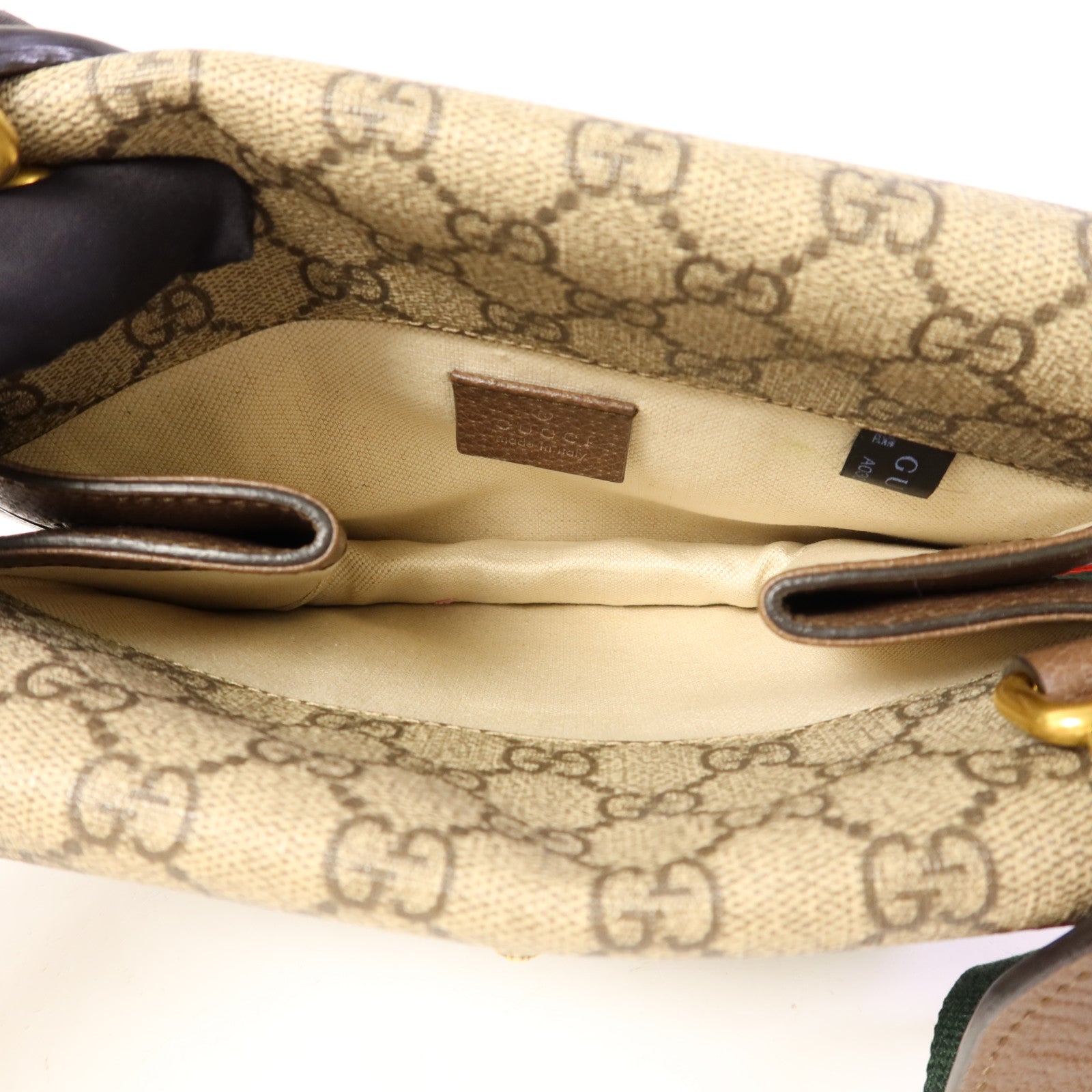 GUCCI 塗層帆布Neo Small GG Supreme金扣肩背袋