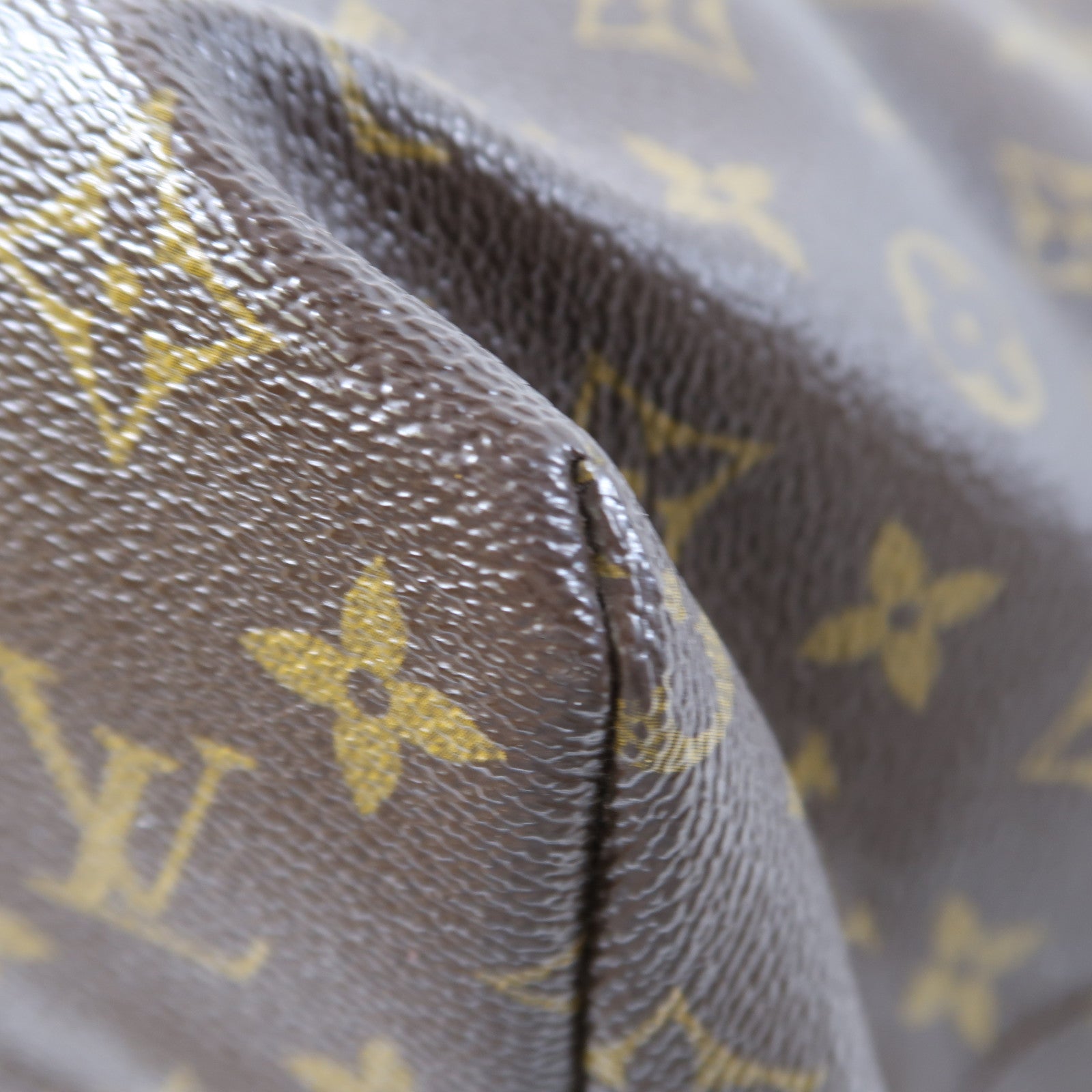 LOUIS VUITTON Monogram Raspail MM金扣肩背袋啡色