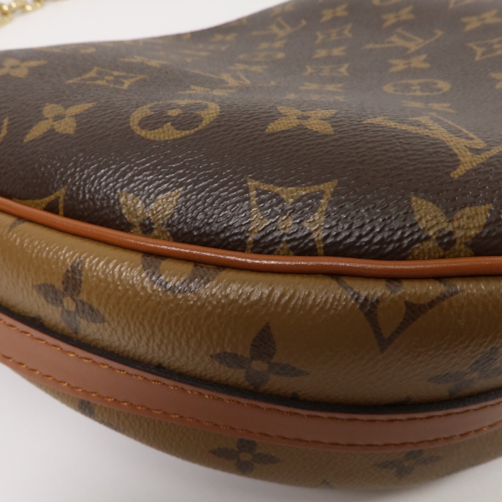 LOUIS VUITTON Monogram Reverse Loop Hobo手挽肩背兩用袋