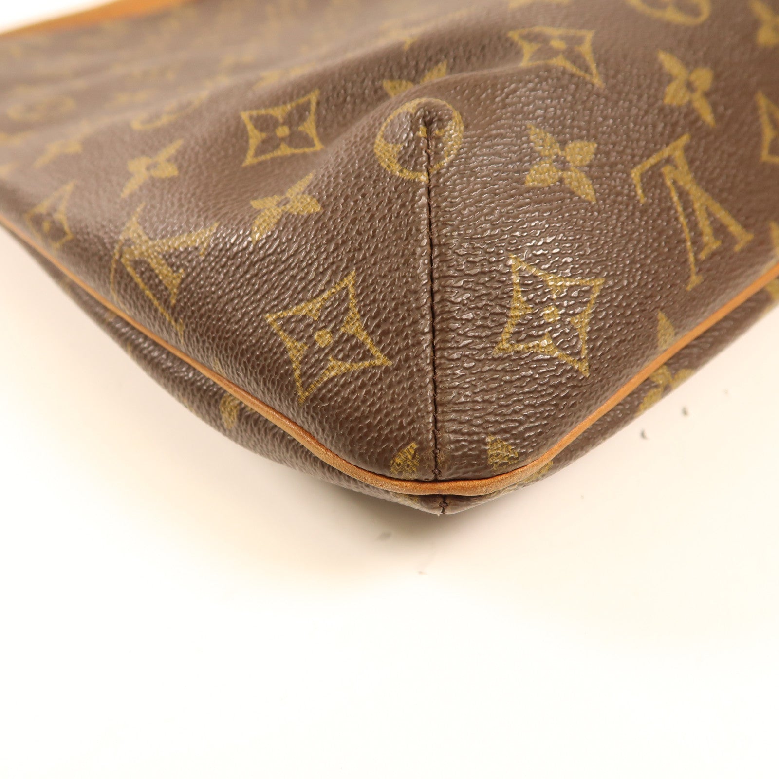 LOUIS VUITTON Monogram Musette金扣肩背袋棕色