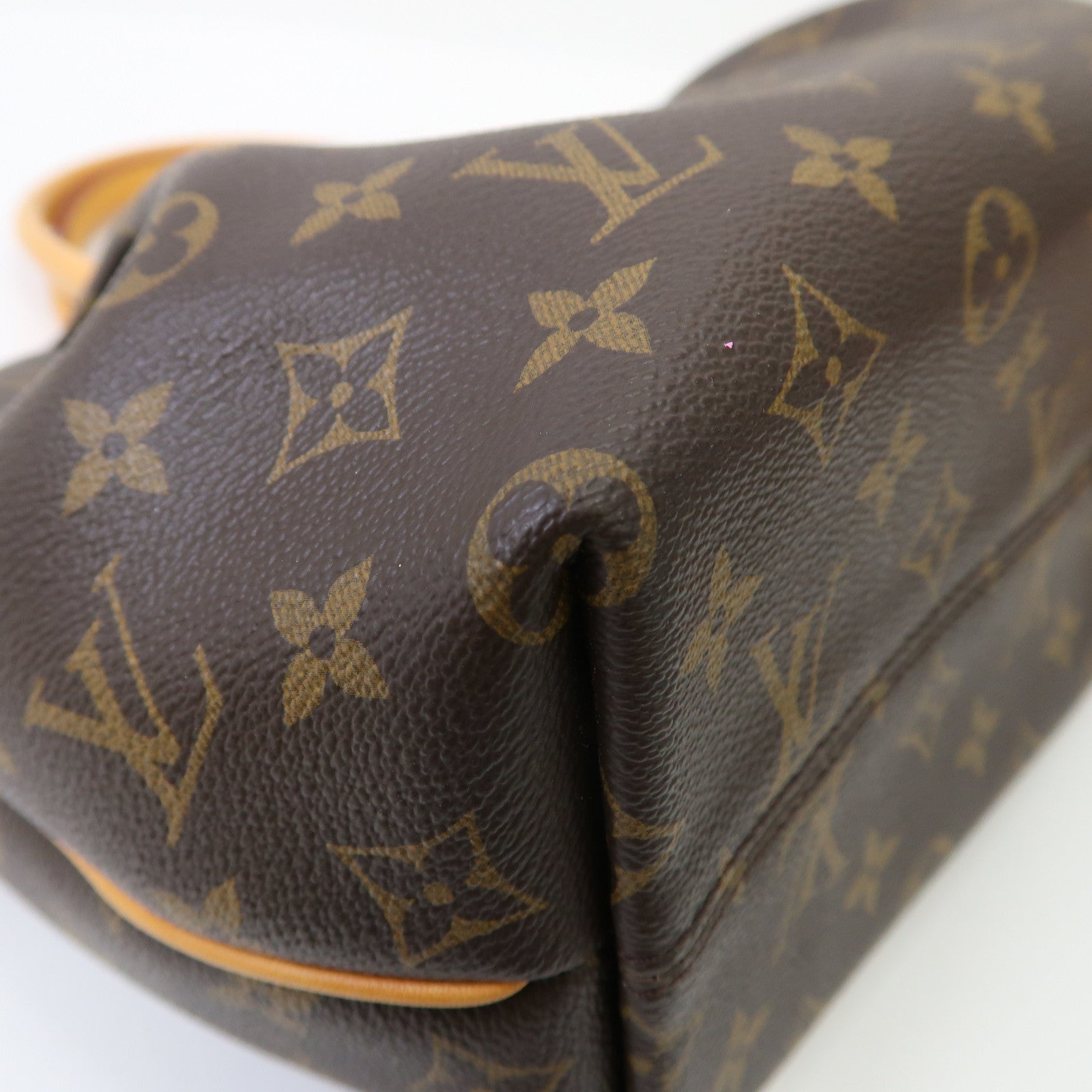 LOUIS VUITTON Monogram Turenne PM金扣手挽肩背兩用袋棕色
