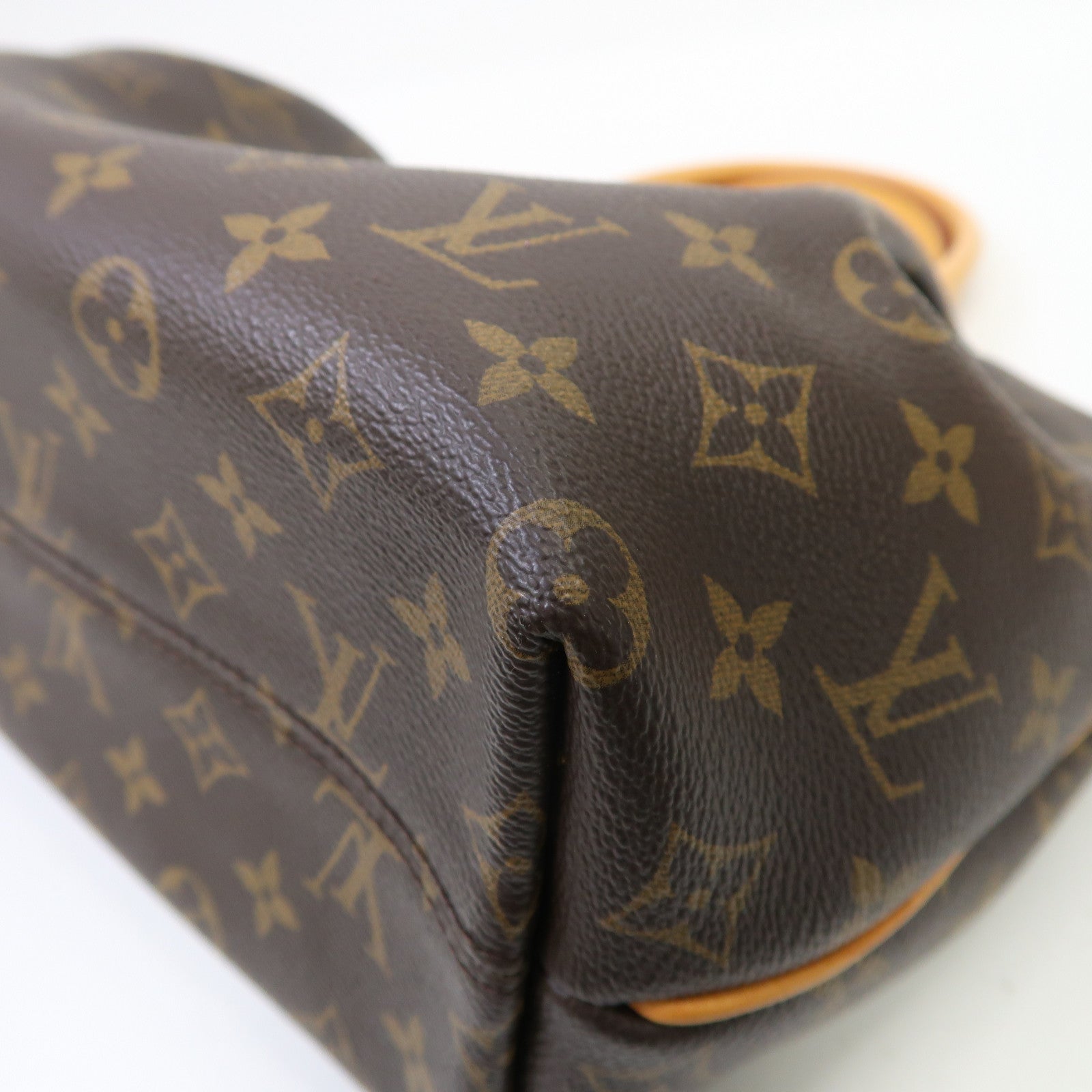 LOUIS VUITTON Monogram Turenne PM金扣手挽肩背兩用袋棕色