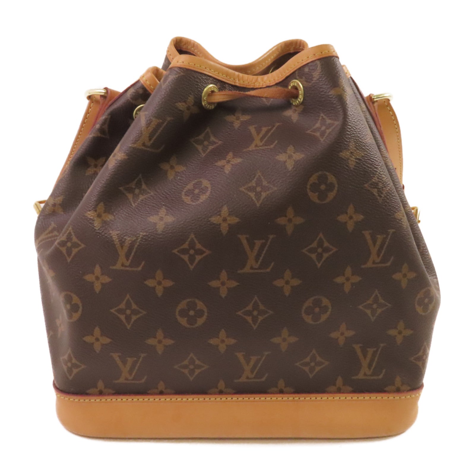 LOUIS VUITTON Monogram Noe Bucket Shoulder Bag金扣肩背袋啡色