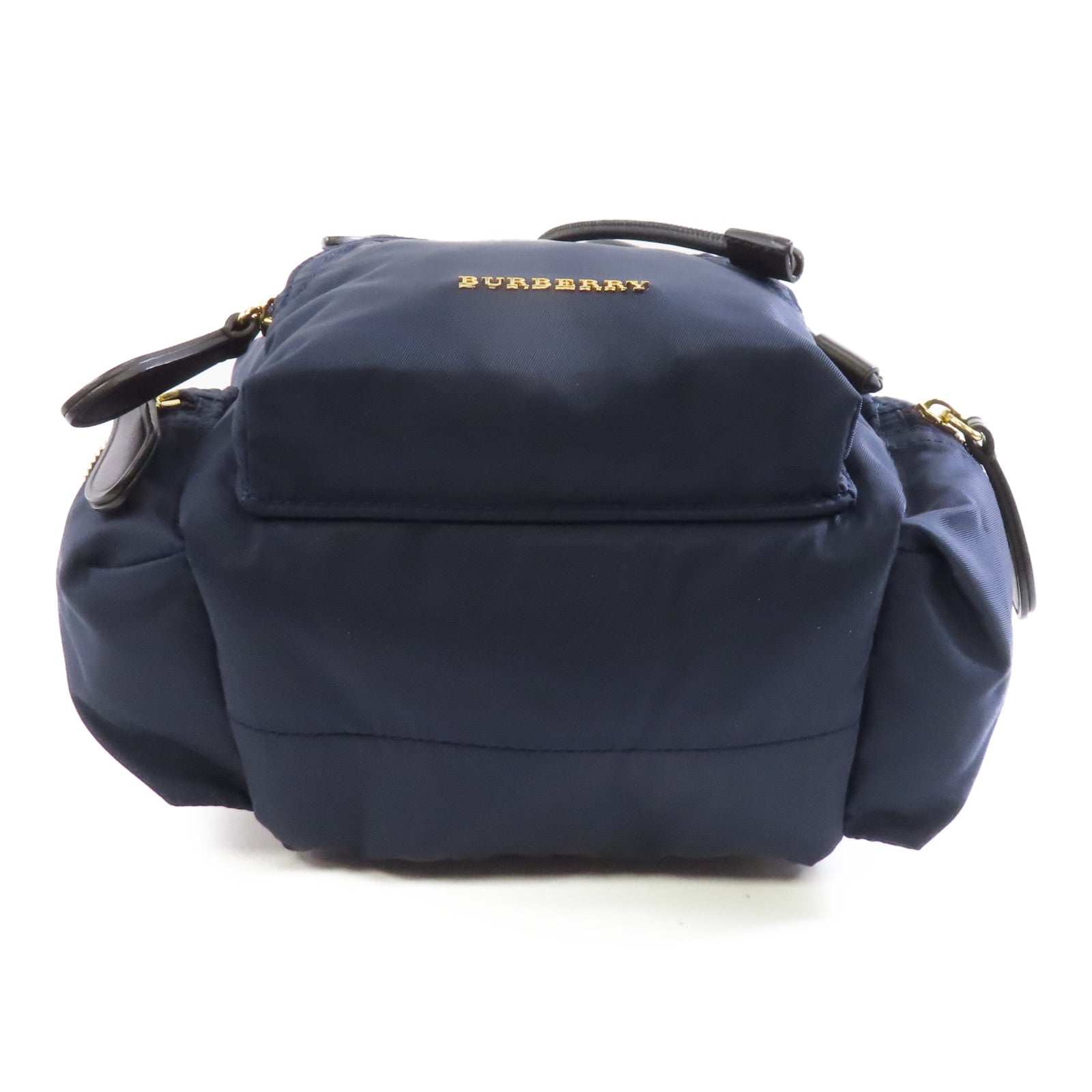BURBERRY 尼龍Backpack金扣背包深藍色
