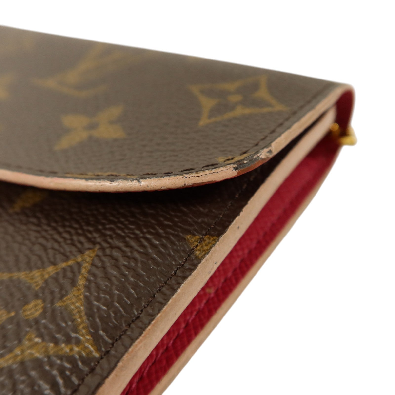LOUIS VUITTON Monogram Blooming Flowers Emilie Wallet金扣長錢包