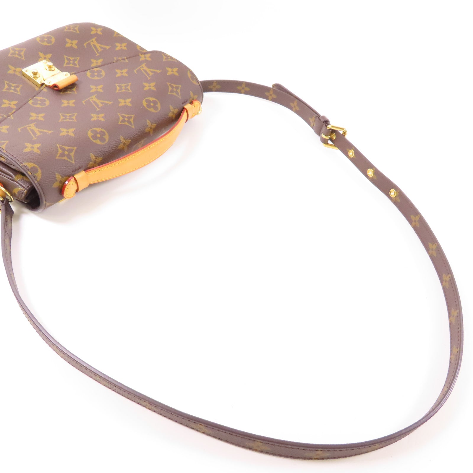 LOUIS VUITTON Monogram Pochette Metis MM金扣手挽肩背兩用袋