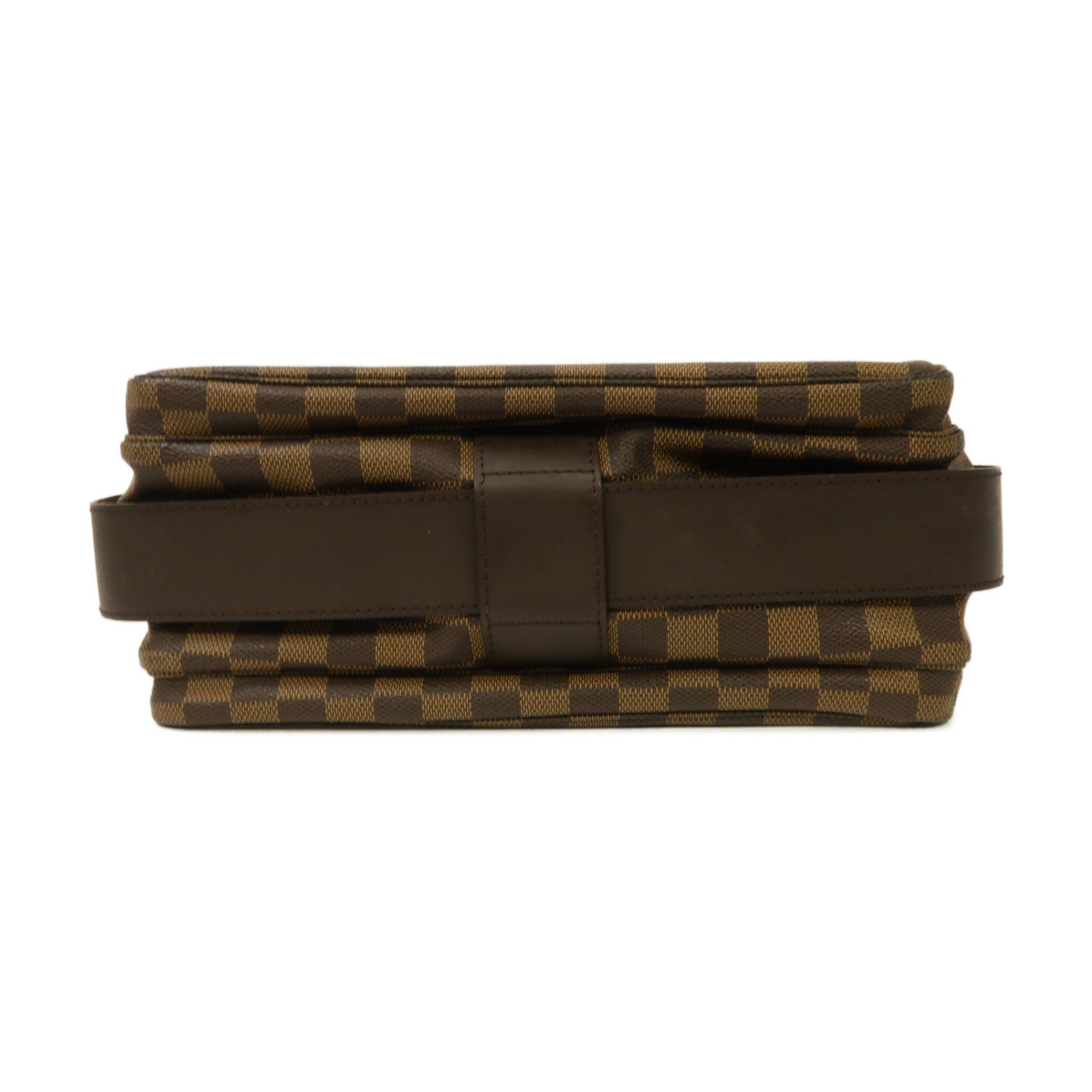 LOUIS VUITTON Damier Naviglio金扣肩背袋啡色