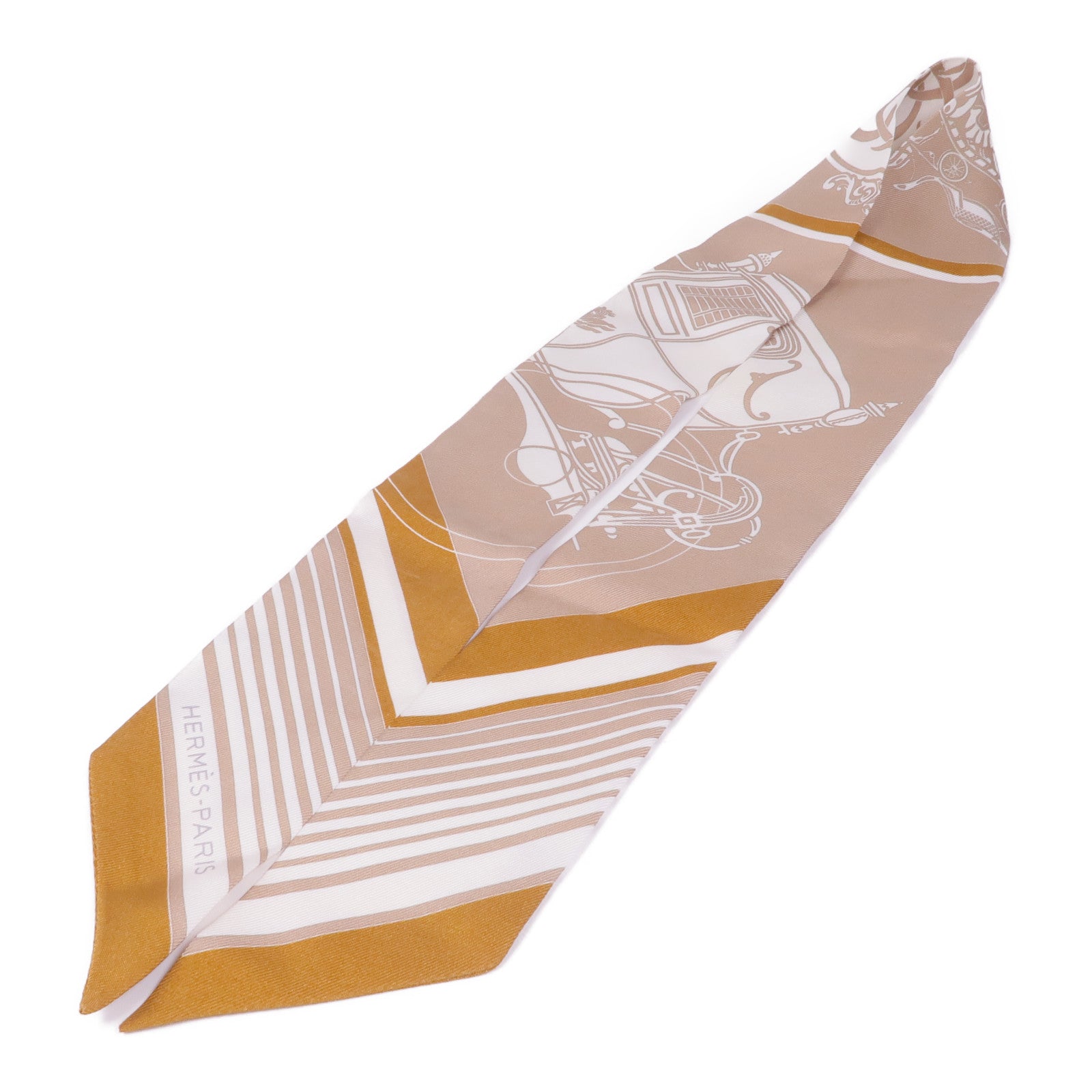 HERMES 絲質Twilly絲巾