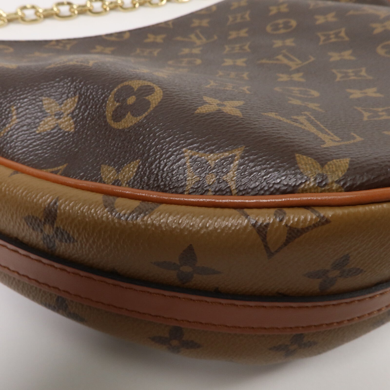 LOUIS VUITTON Monogram Reverse Loop Hobo手挽肩背兩用袋