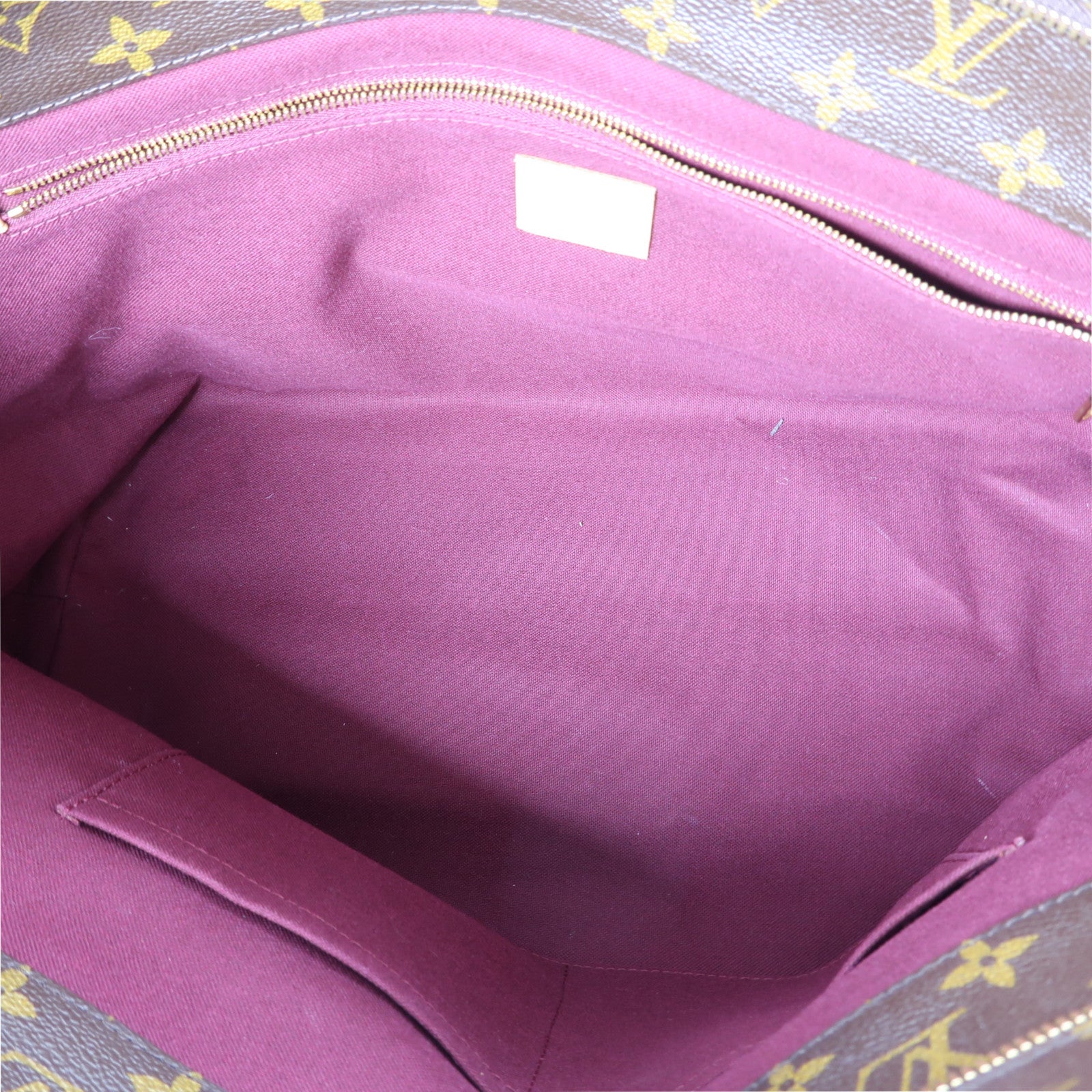 LOUIS VUITTON Monogram Raspail MM金扣肩背袋啡色