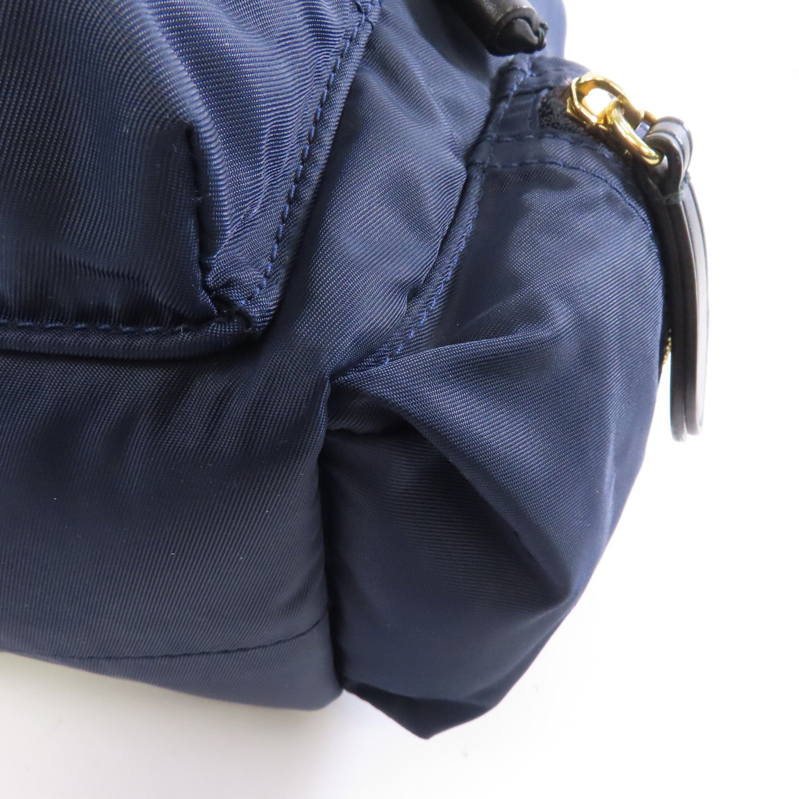 BURBERRY 尼龍Backpack金扣背包深藍色