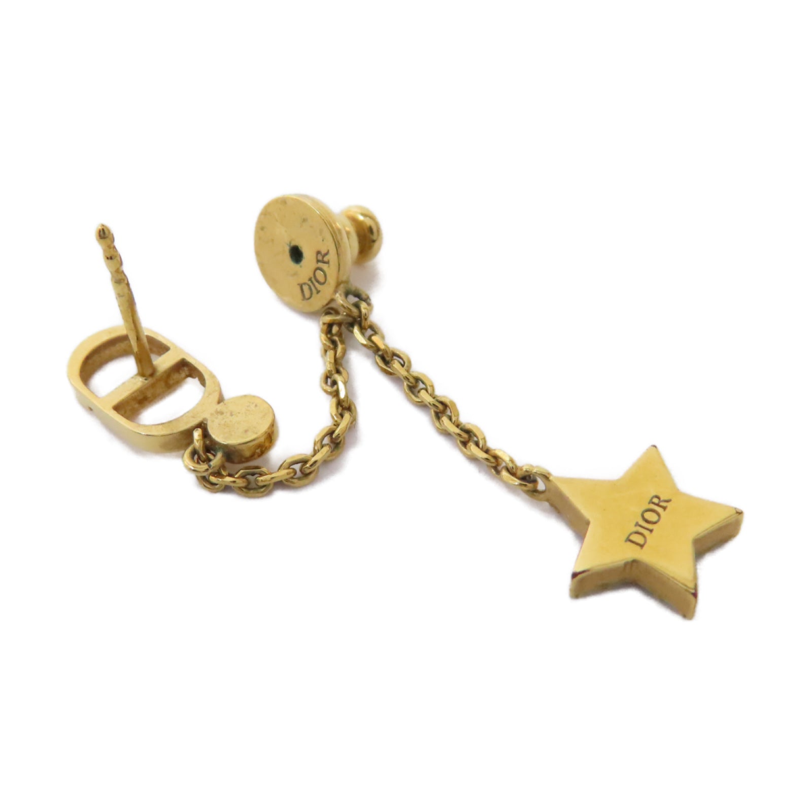 Dior 金屬Earrings耳環金色