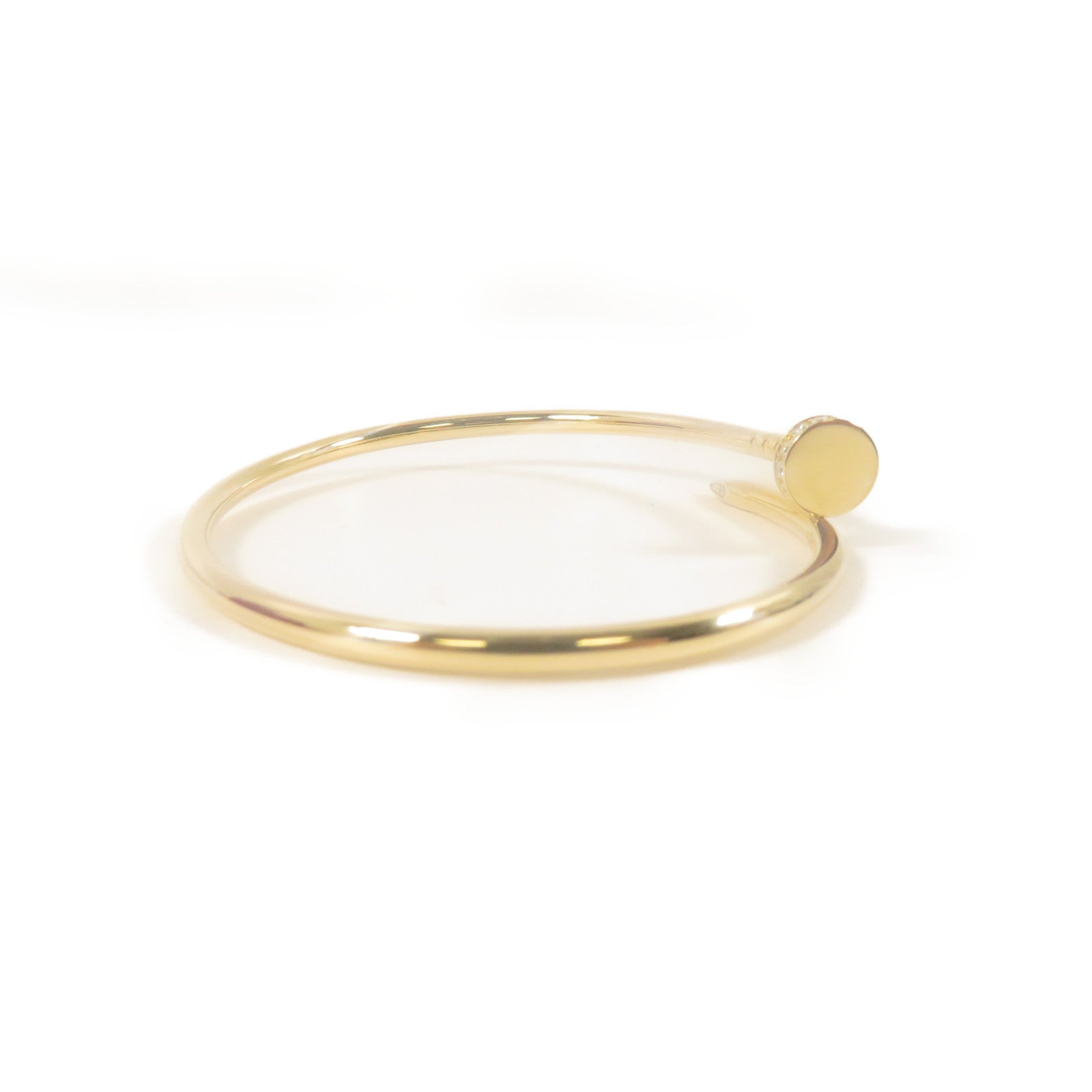 CARTIER 18K黃金Juste Un Clou手鐲金色Cartier#16