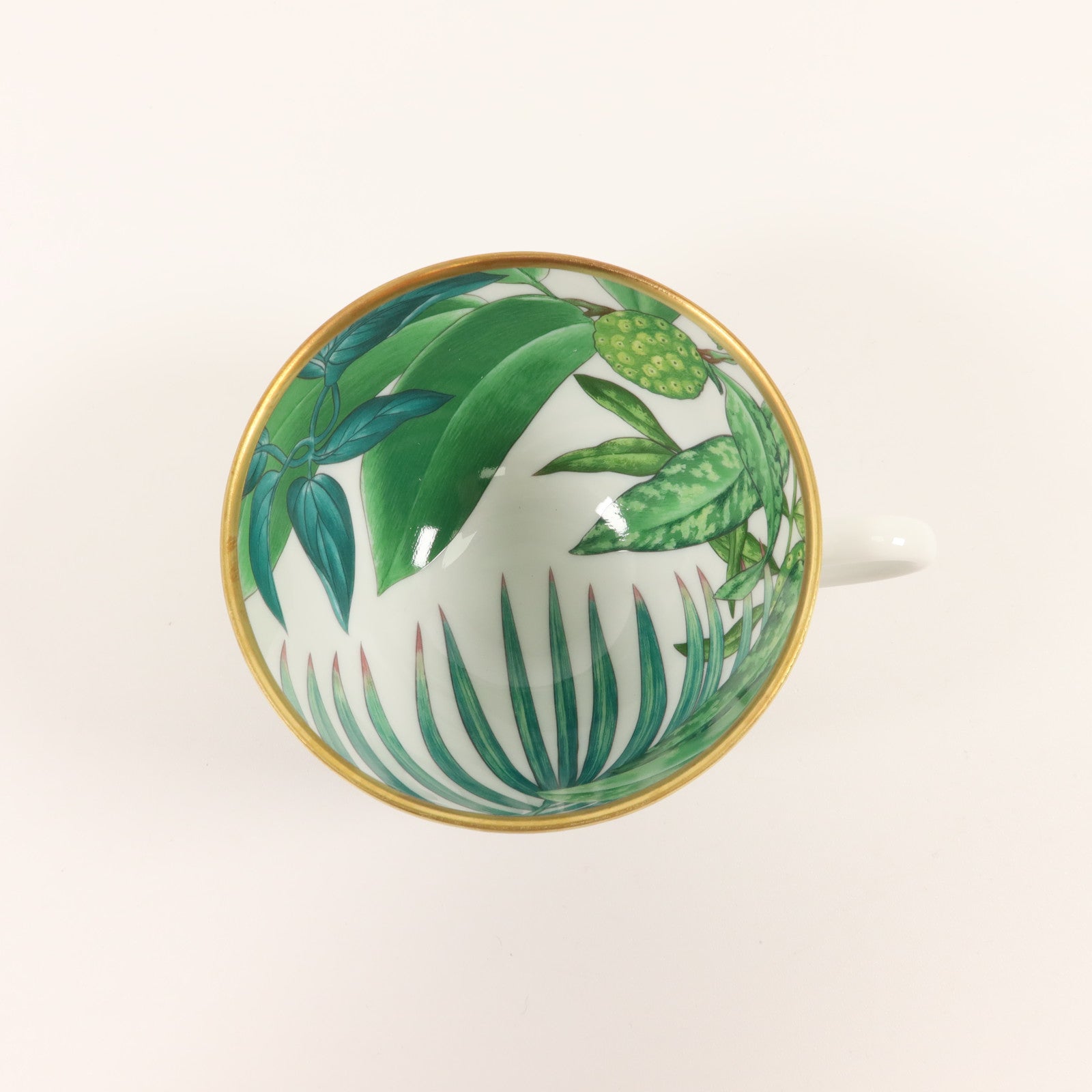 HERMES 瓷器Passifolia Teacup and Saucer茶杯和茶碟