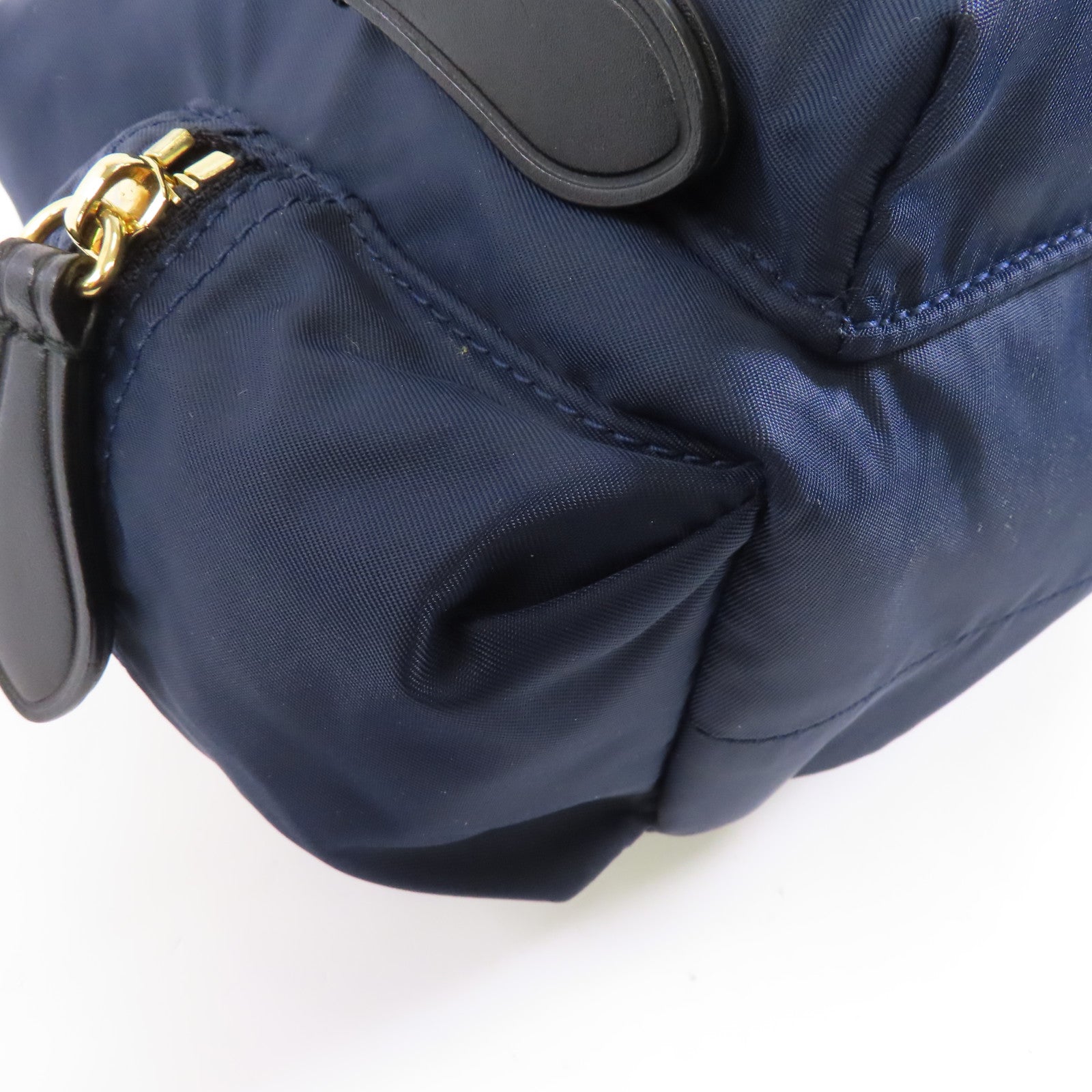 BURBERRY 尼龍Backpack金扣背包深藍色