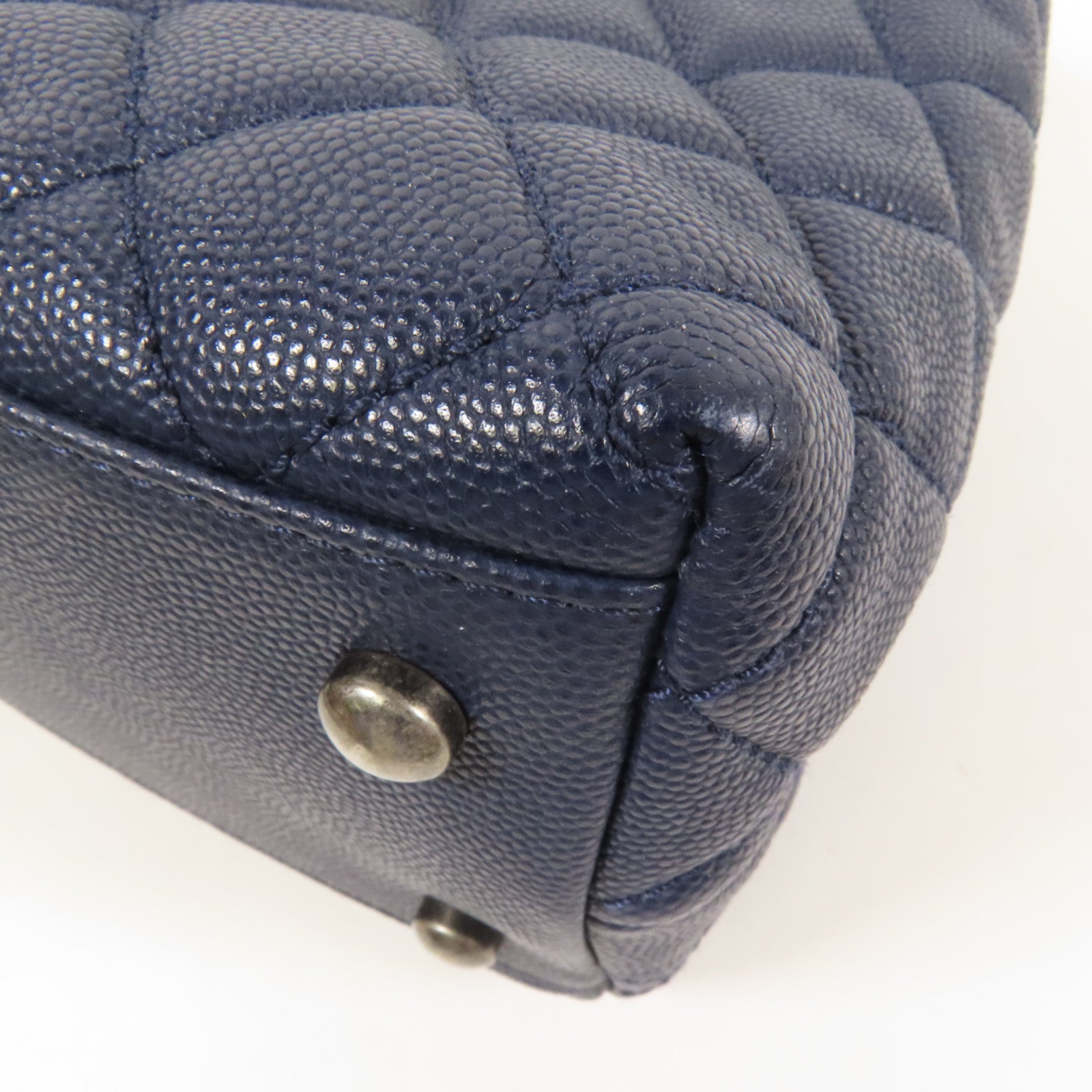 CHANEL 牛皮皮革/蜥蜴皮革Coco Handle Medium手挽肩背兩用袋