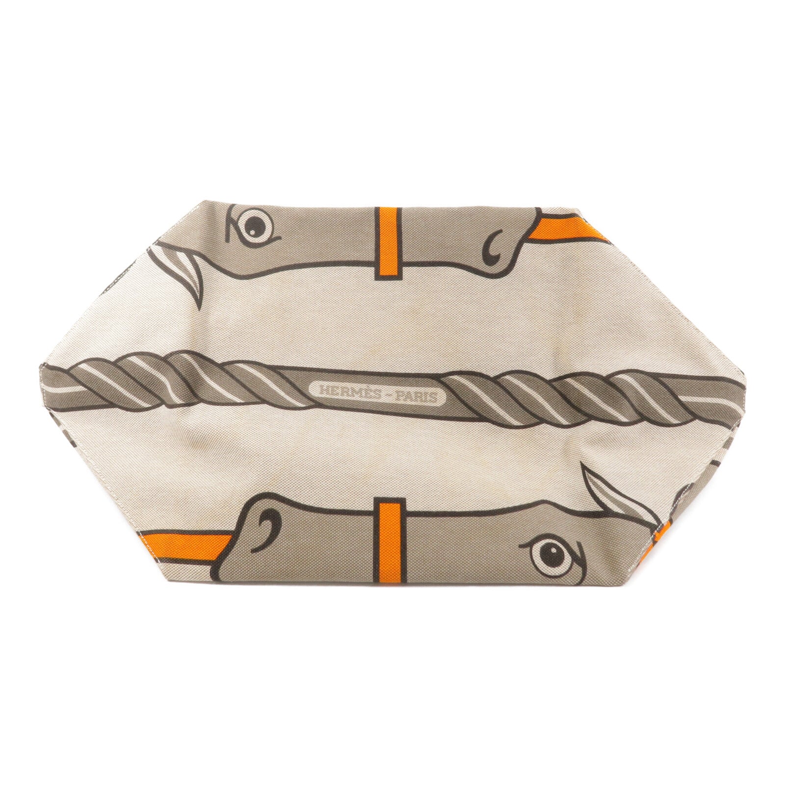 HERMES 帆布Steeple 28肩背袋