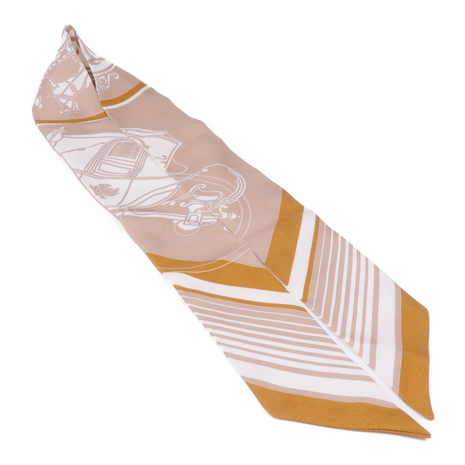 HERMES 絲質Twilly絲巾