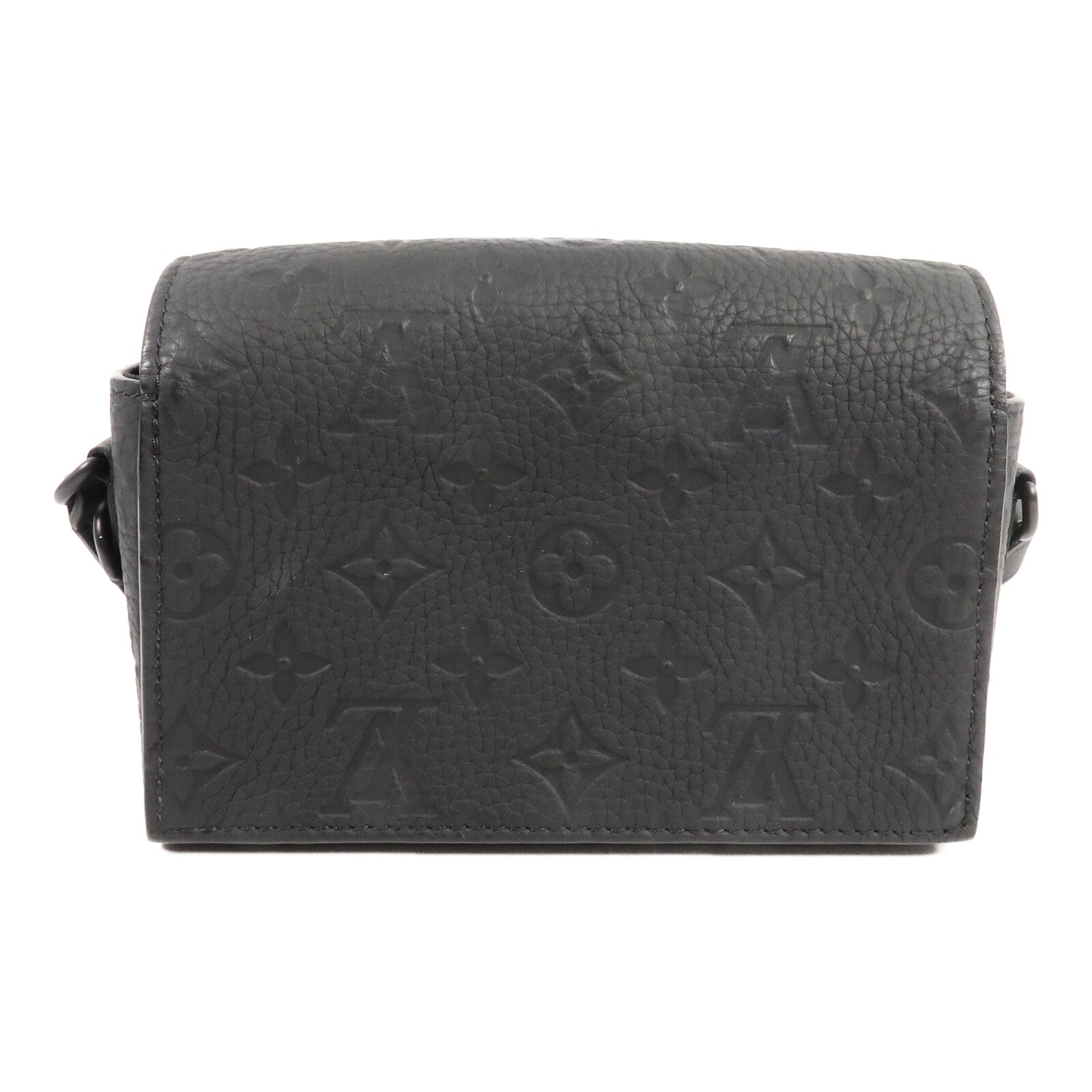LOUIS VUITTON Monogram Taurillon Steamer Wearable Wallet扣肩背袋