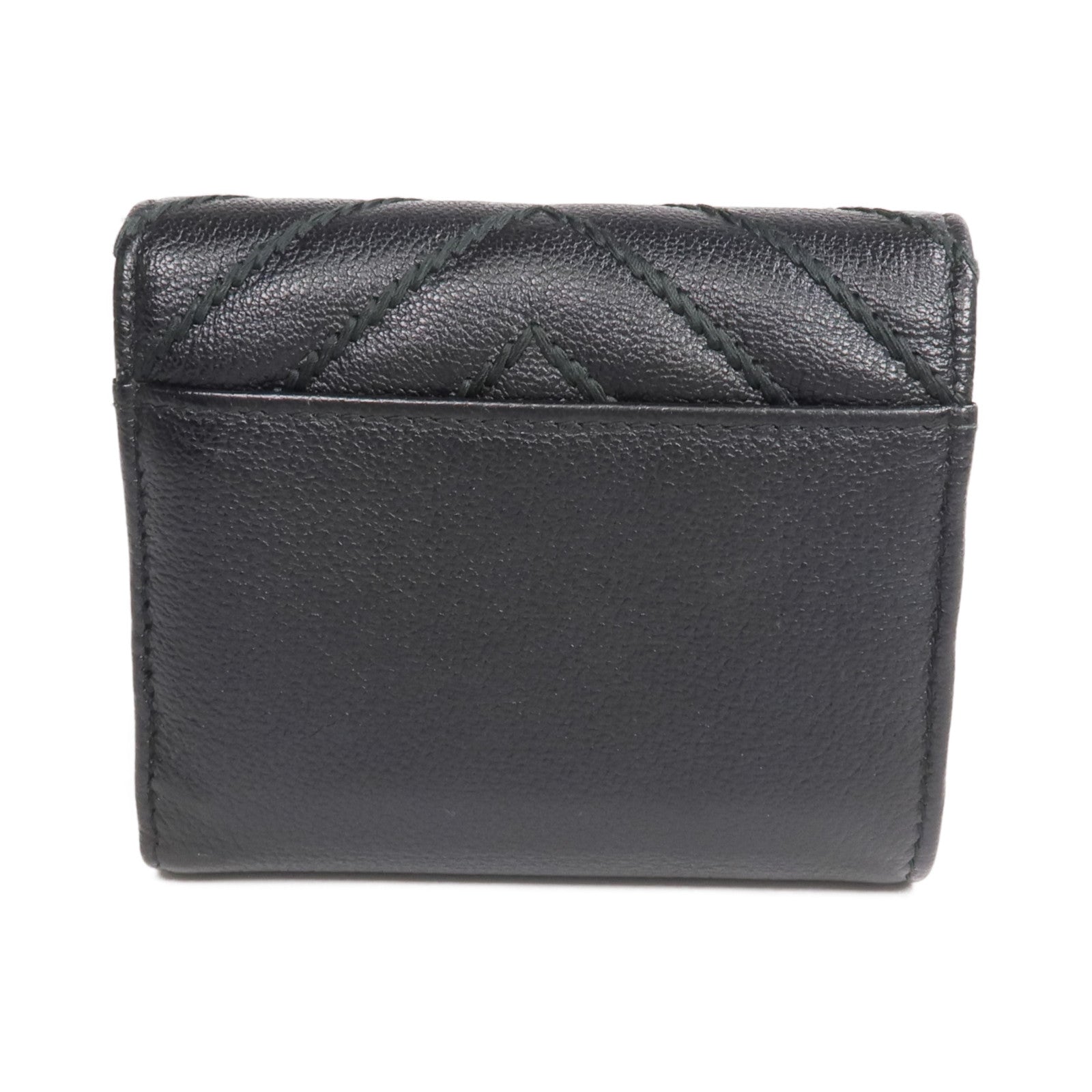 CHANEL 牛皮皮革Wallet金扣錢包