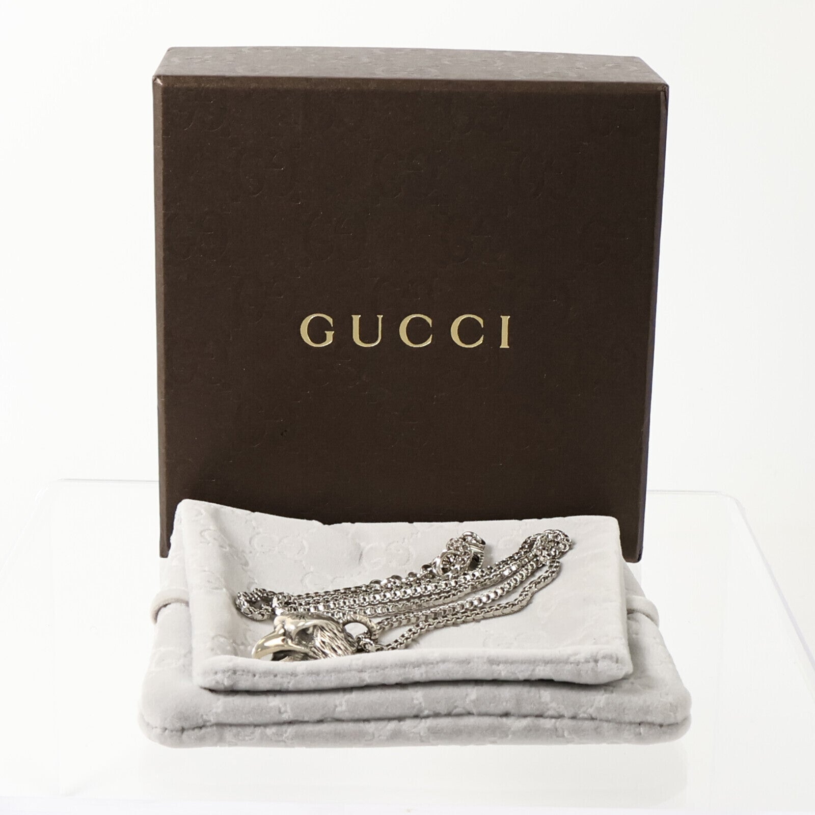 GUCCI 925純銀Anger Forest Necklace項鏈