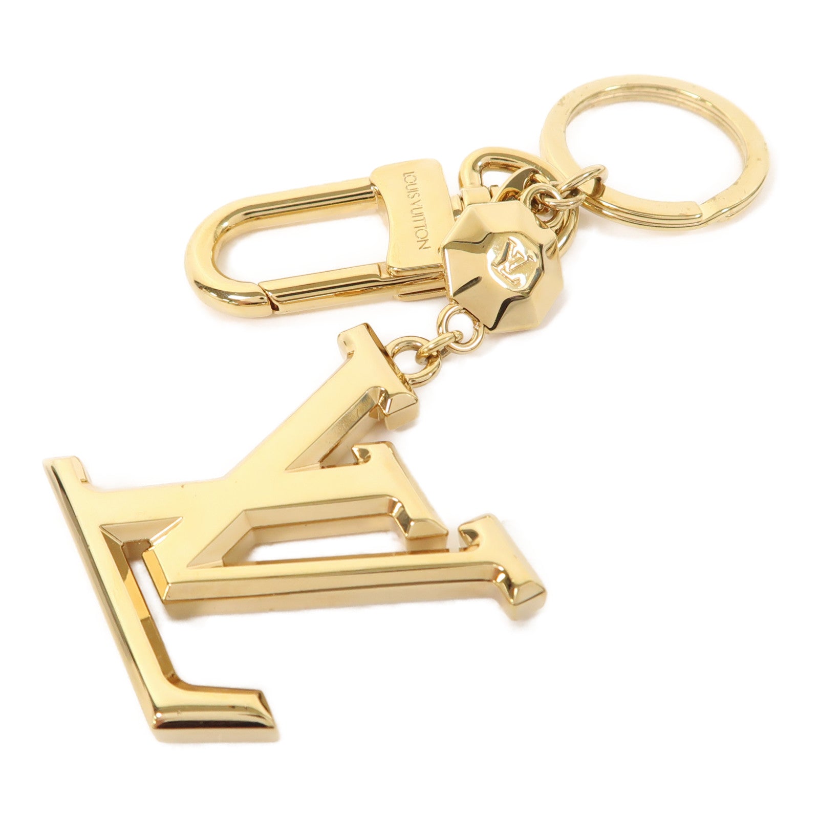 LOUIS VUITTON 金屬Facettes Charm掛飾金色