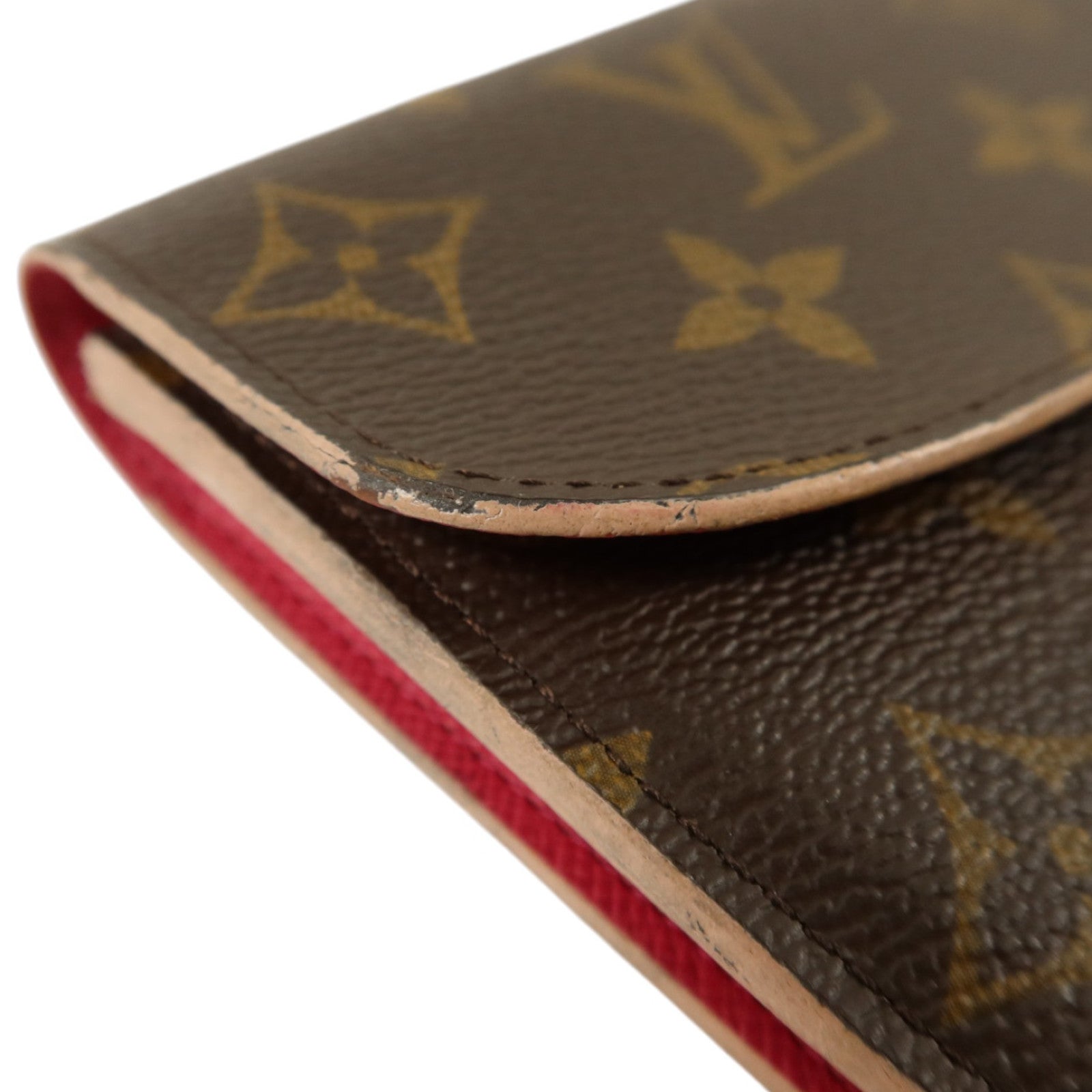 LOUIS VUITTON Monogram Blooming Flowers Emilie Wallet金扣長錢包