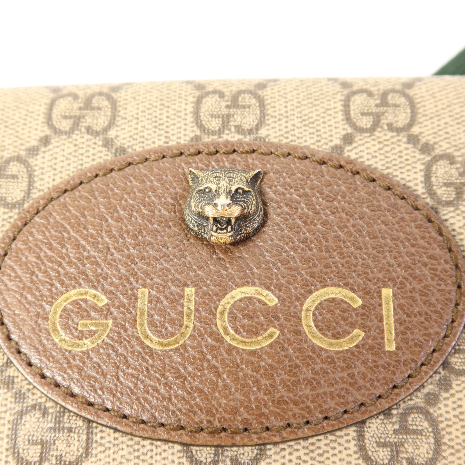 GUCCI 塗層帆布Neo Small GG Supreme金扣肩背袋