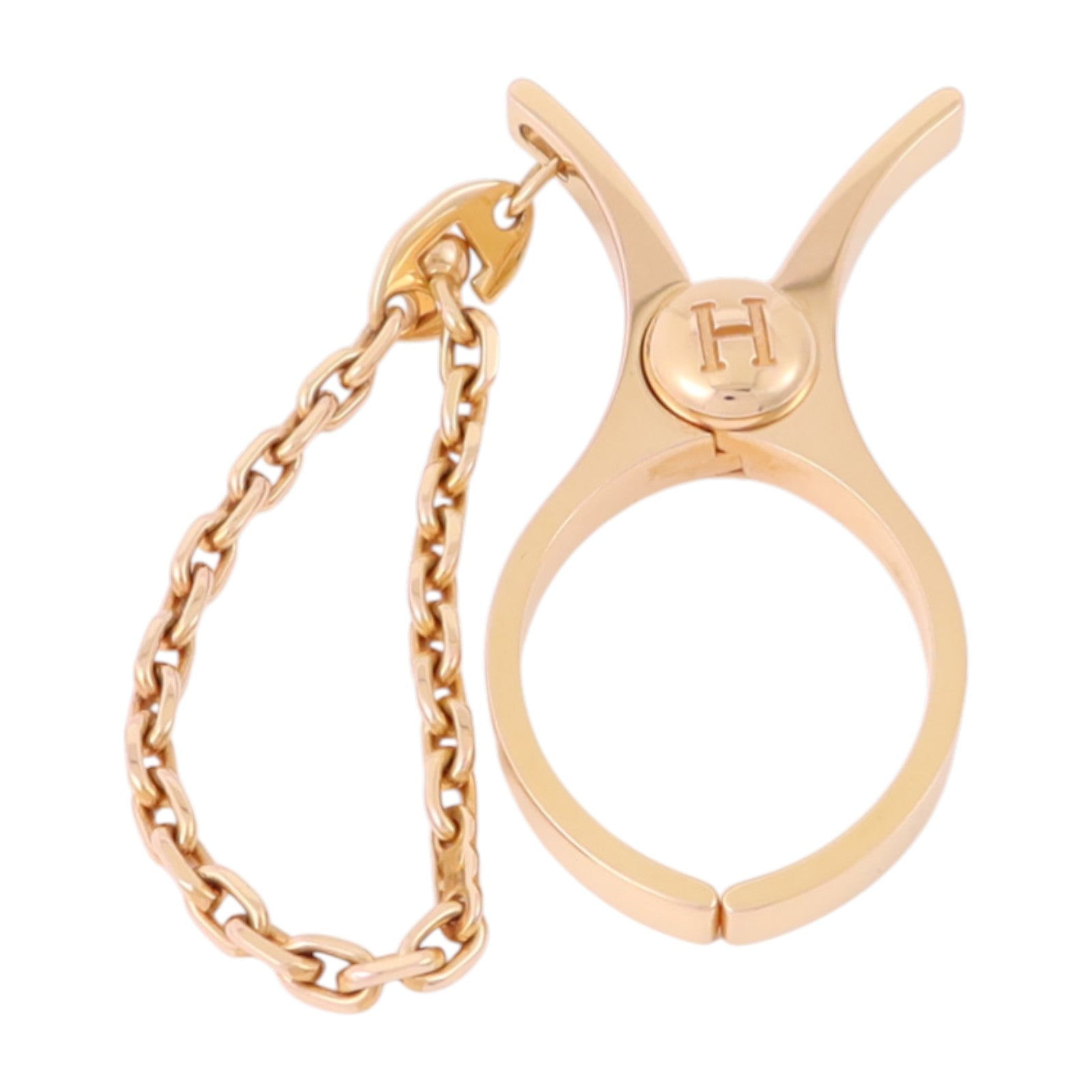 HERMES 金屬Filou Glove Clip Charm金扣掛飾